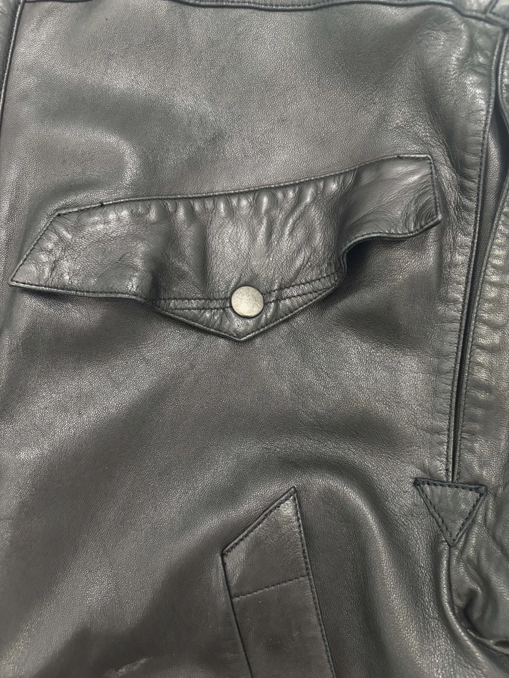 Claude Montana 80s black leather jacket — JAMES VELORIA