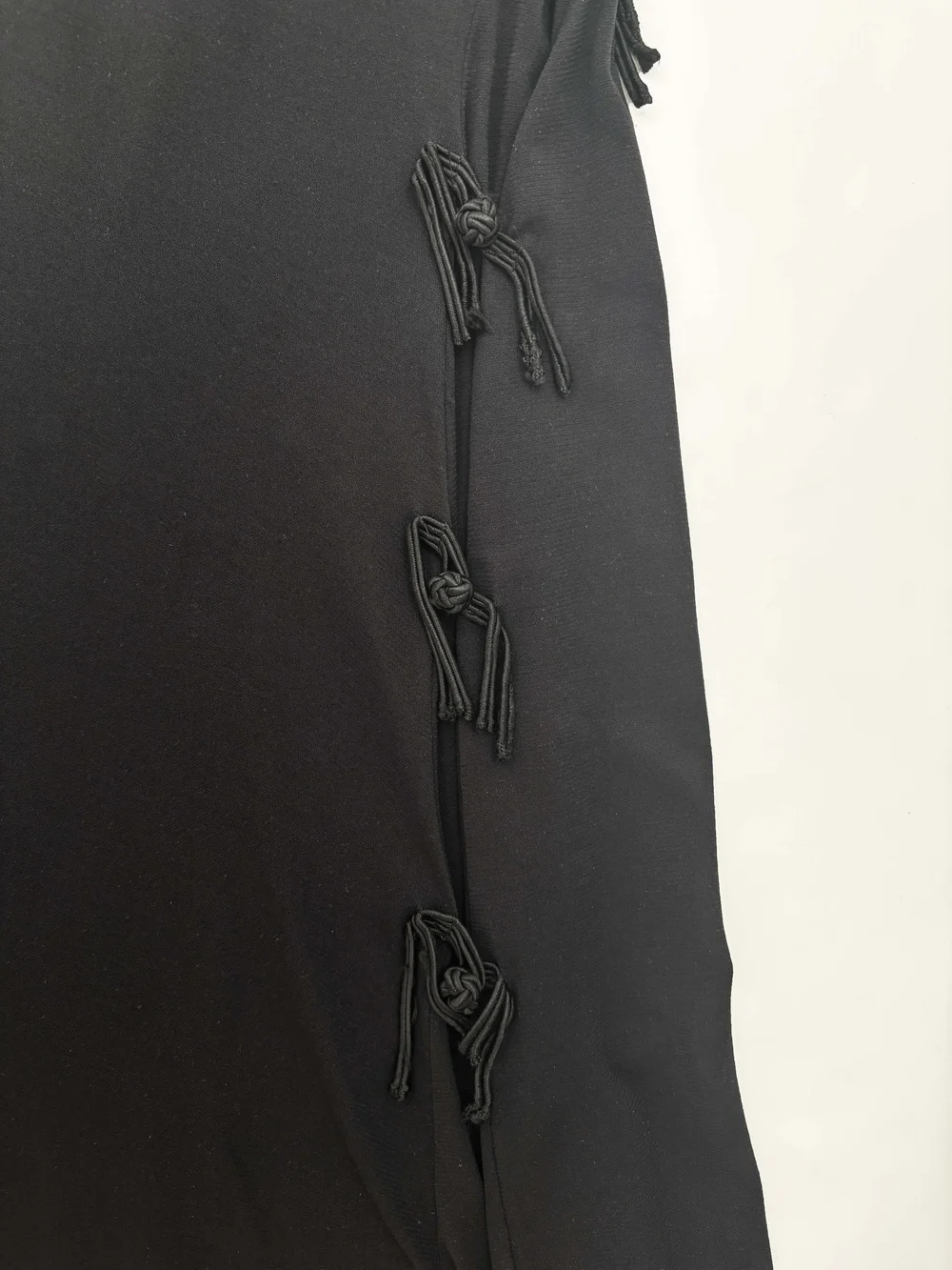 Yohji Yamamoto 90s frog closure dress — JAMES VELORIA