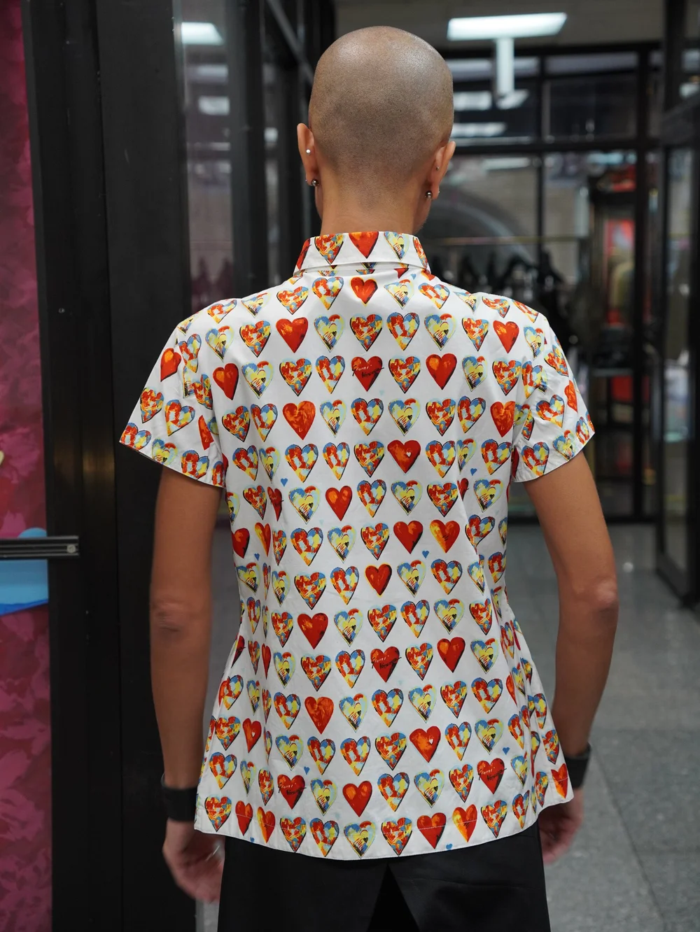 Gianni Versace S/S 1997 heart print shirt — JAMES VELORIA