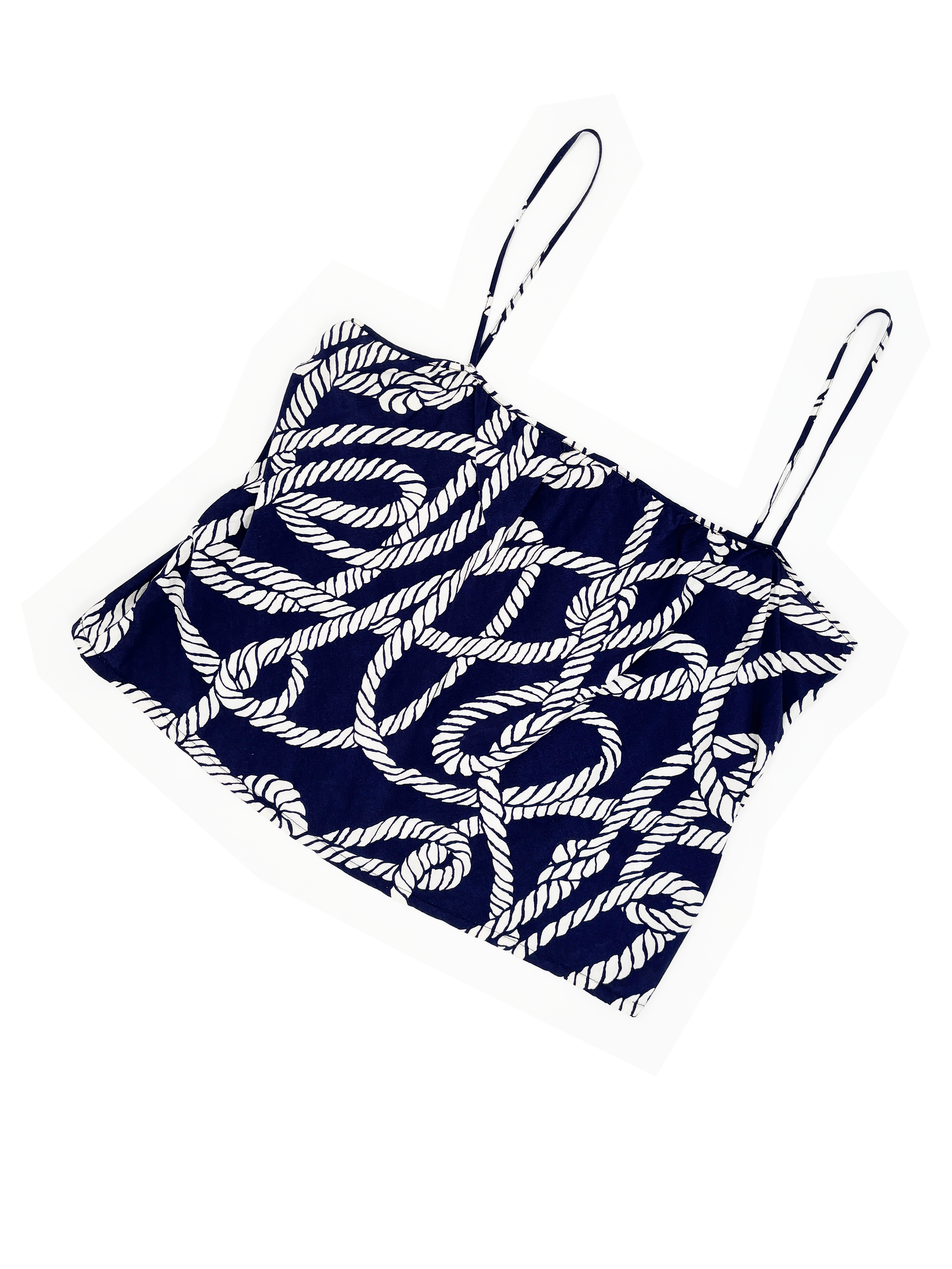 Moschino rope print camisole