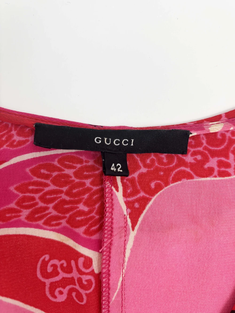 Gucci S/S 1999 pink floral print dress — JAMES VELORIA