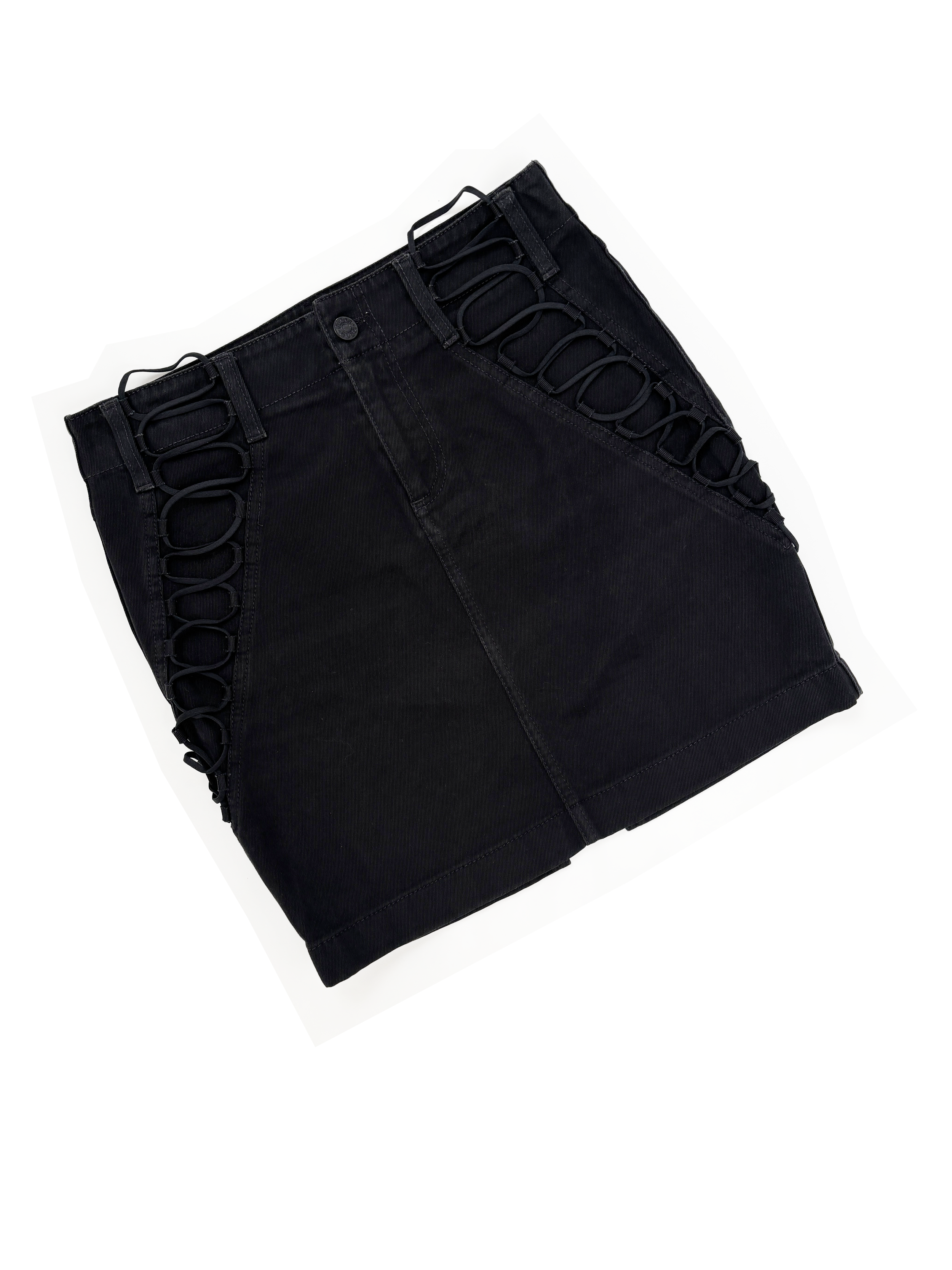 Gucci S/S 2010 lace up mini skirt