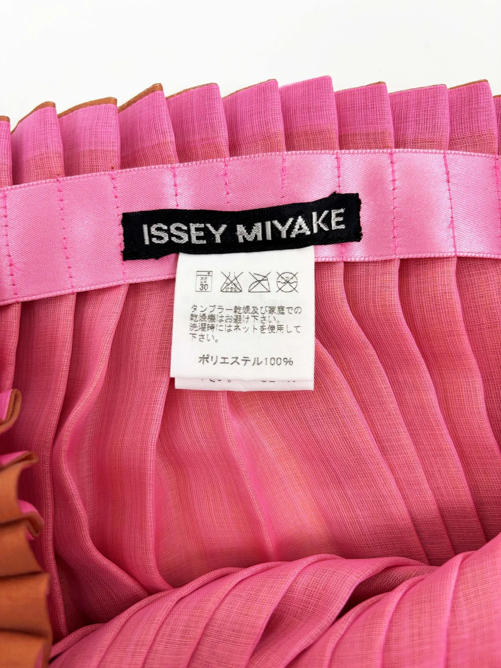 ISSEY MIYAKE PLEATS ピンクキャミソール Pleats Please Issey Miyake Monthly Colors September Pleated Long