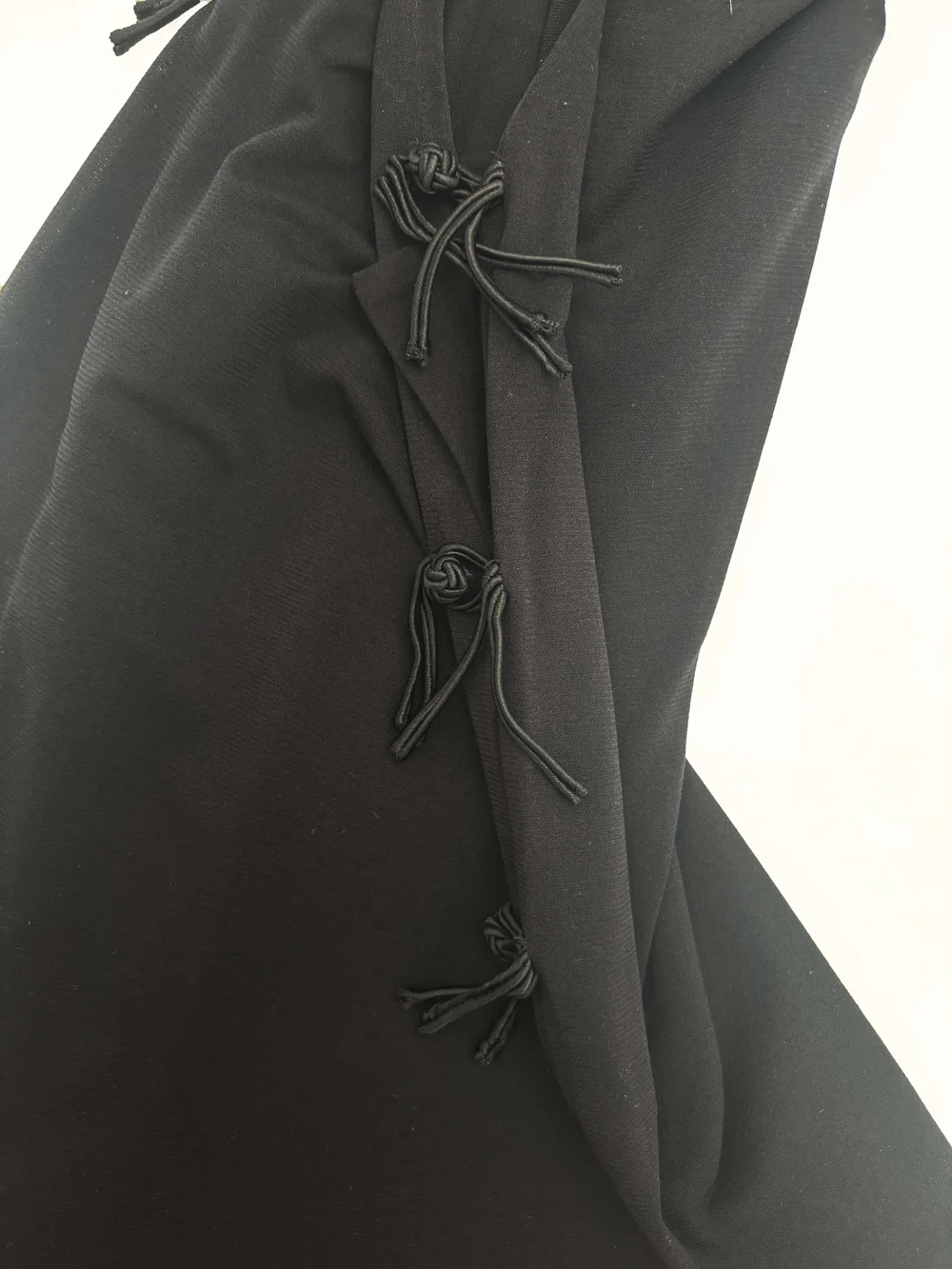 Yohji Yamamoto 90s frog closure dress — JAMES VELORIA