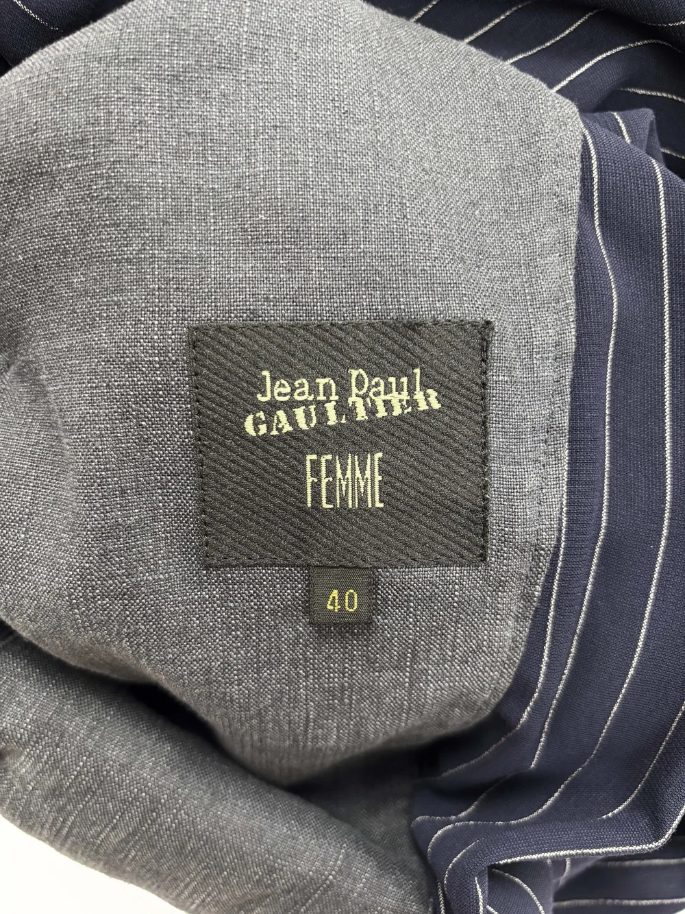 Jean Paul Gaultier S/S 1994 hook and eye jacket — JAMES VELORIA