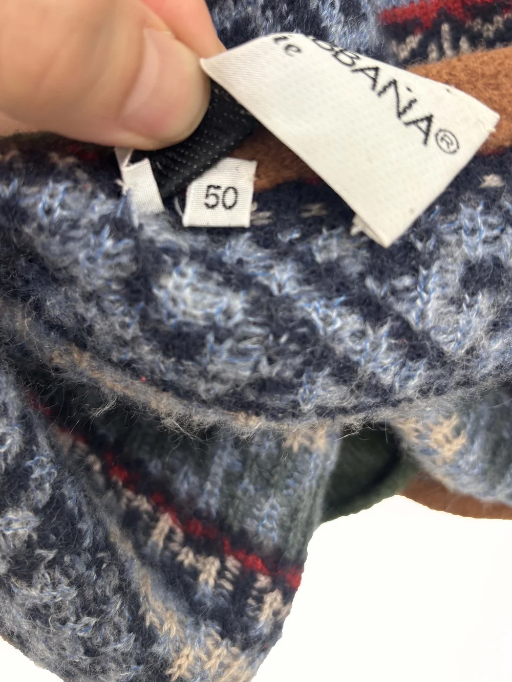 Dolce & Gabbana 90s mixed knit vest — JAMES VELORIA