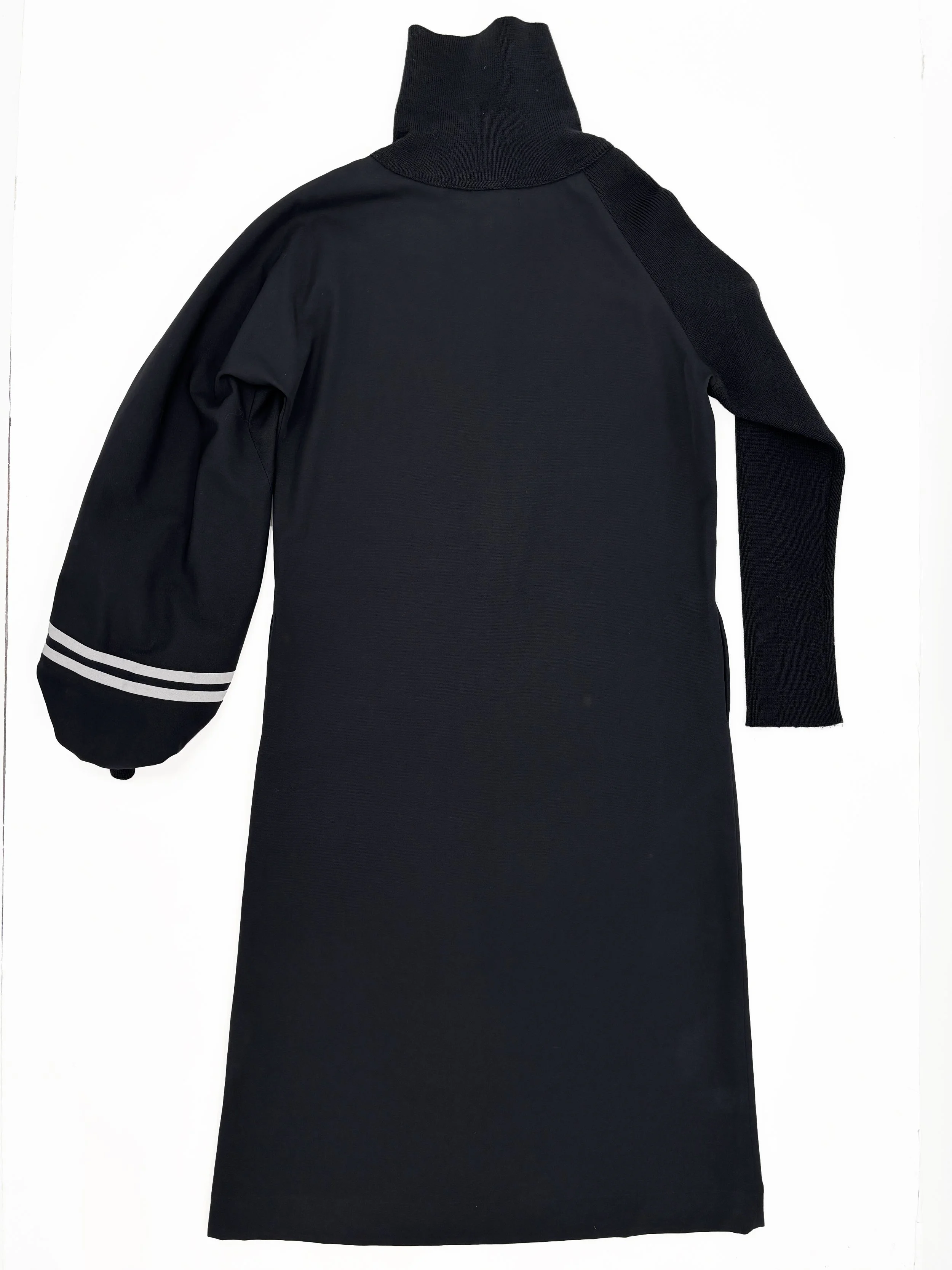 yohji yamamoto fall winter 2001 balloon sleeve asymmetrical dress vintage