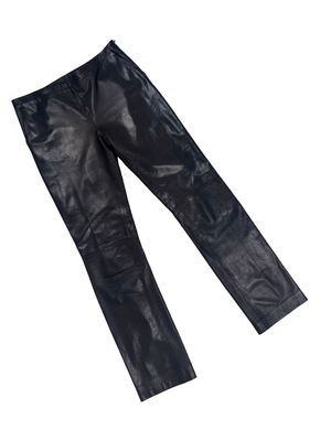 Gianni Versace 90s leather cutout pants — JAMES VELORIA