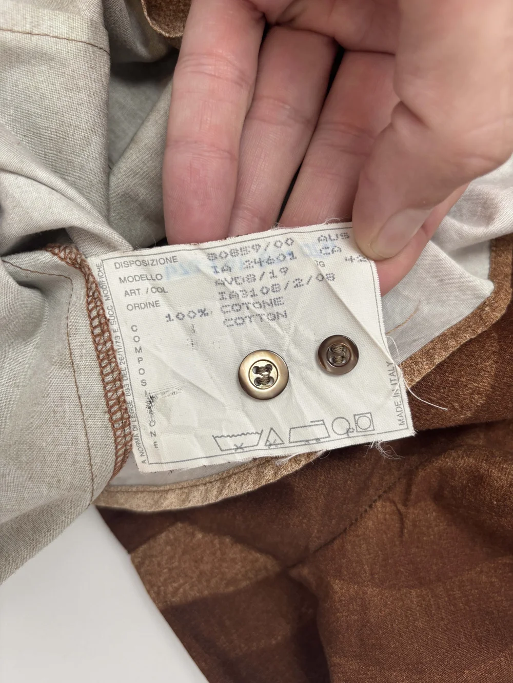 Alexander McQueen 90s twisted collar shirt — JAMES VELORIA