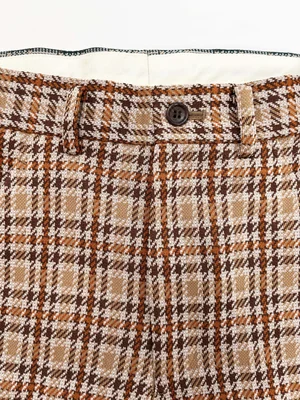 Comme des Garcons Homme Plus S/S 2002 mixed plaid pants — JAMES