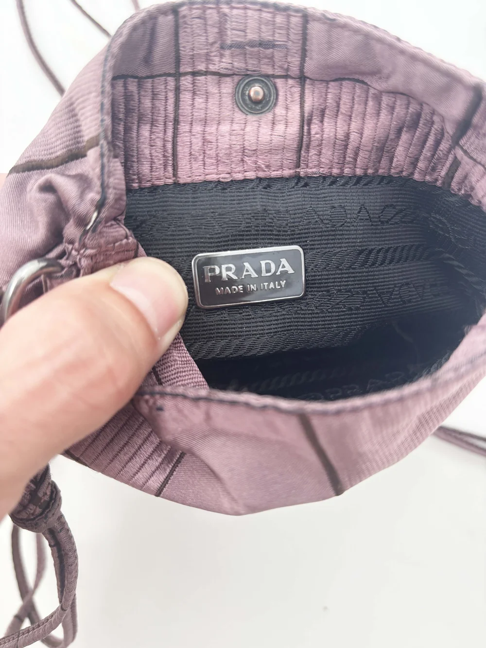 PRADA　バッグ Prada F/W 1997 silk mini bag — JAMES VELORIA