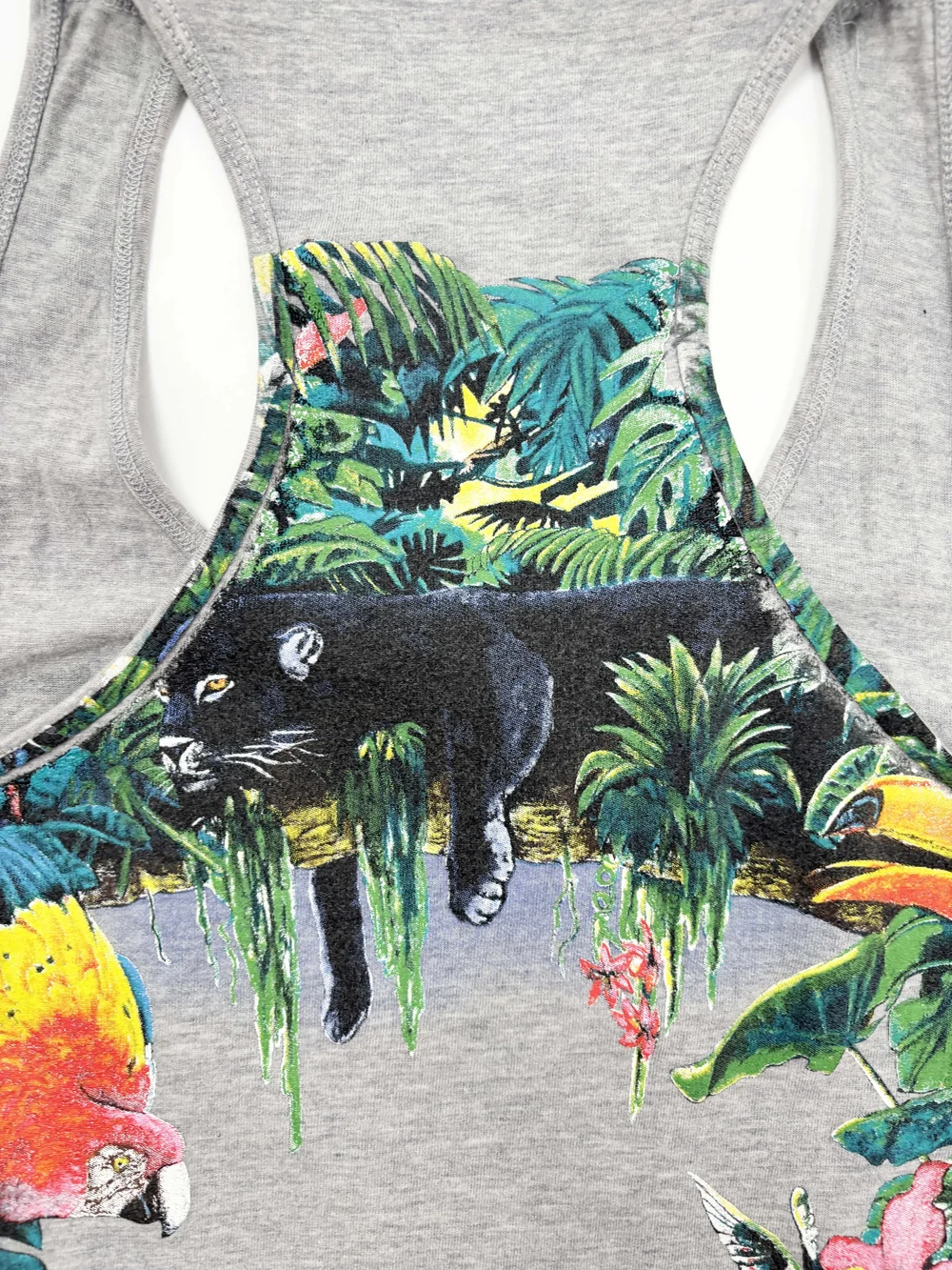 Balenciaga S/S 2003 jungle print tank top — JAMES VELORIA