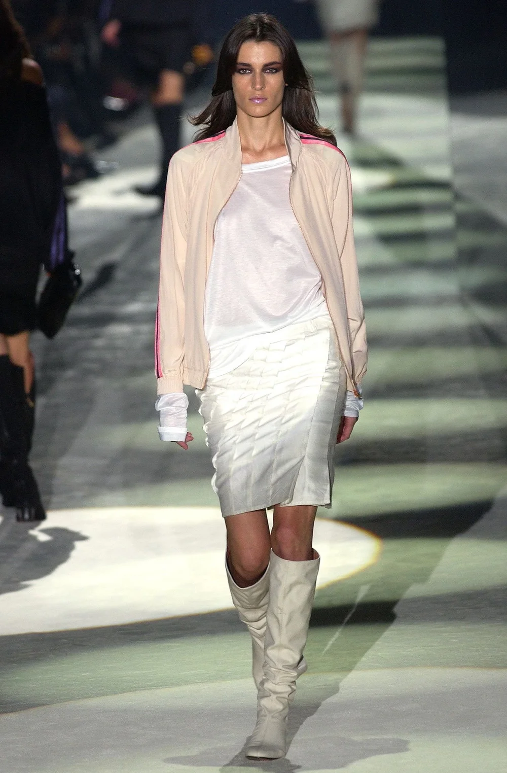 Gucci S/S 2004 pleated denim skirt — JAMES VELORIA