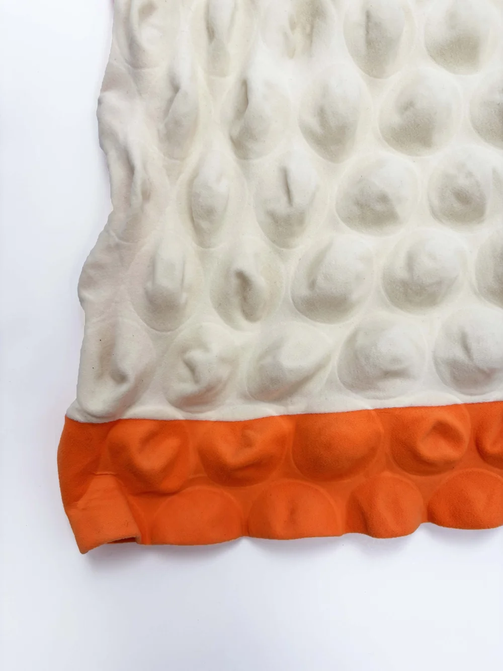 Issey Miyake F/W 2000 ivory egg carton skirt — JAMES VELORIA