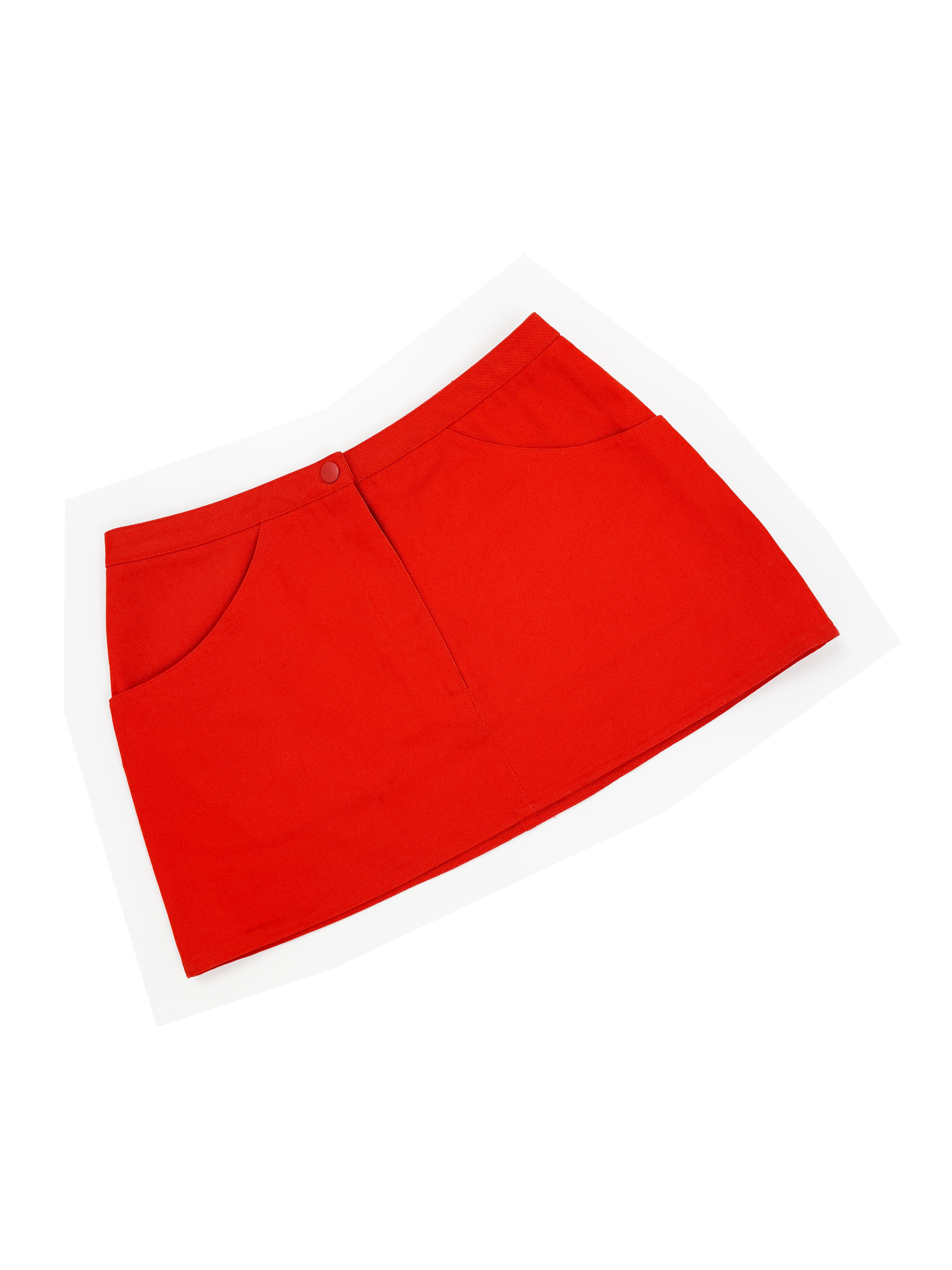 Stephen Sprouse 80s red mini skirt