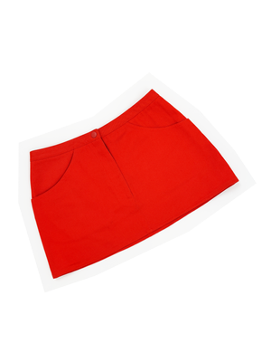 Stephen Sprouse 80s neon mini skirt — JAMES VELORIA