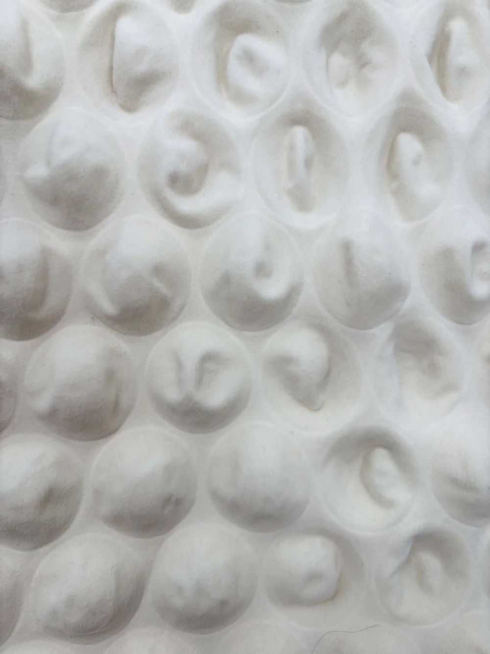 Issey Miyake F/W 2000 ivory egg carton skirt — JAMES VELORIA