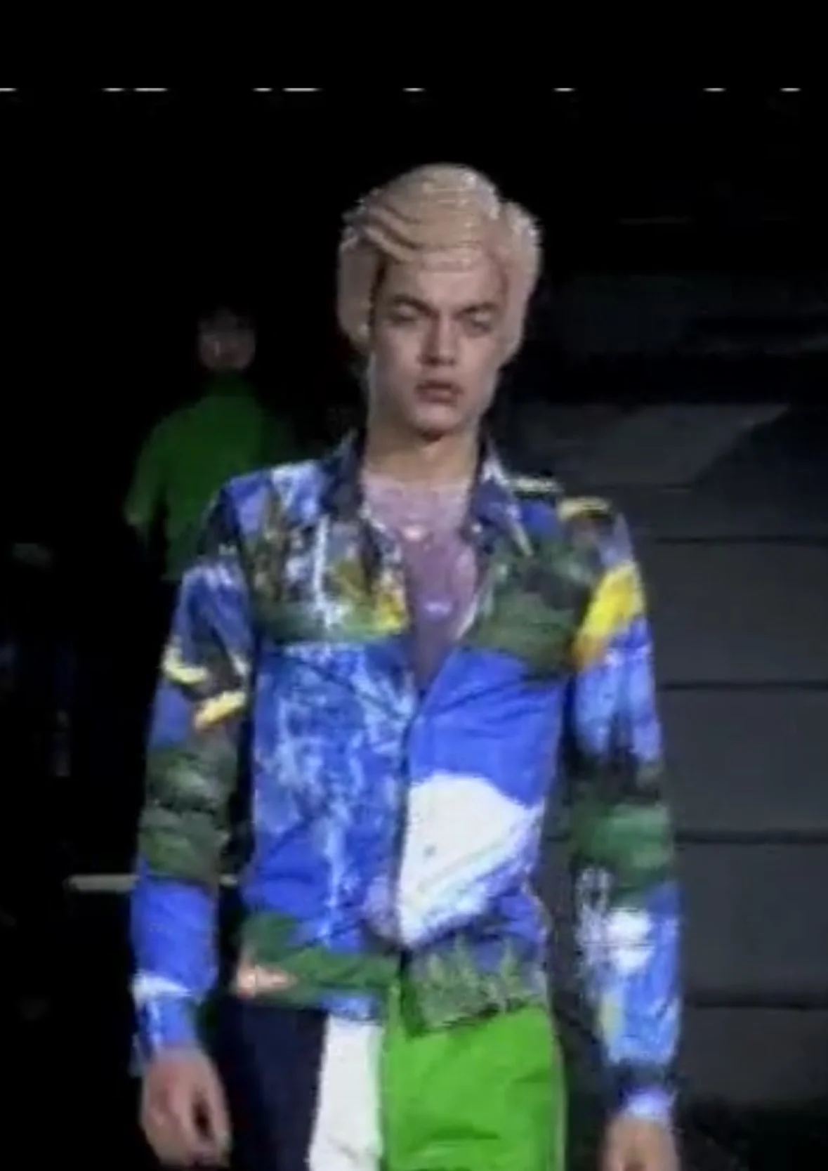 Wild & Lethal Trash F/W 1996 swan print dress — JAMES VELORIA