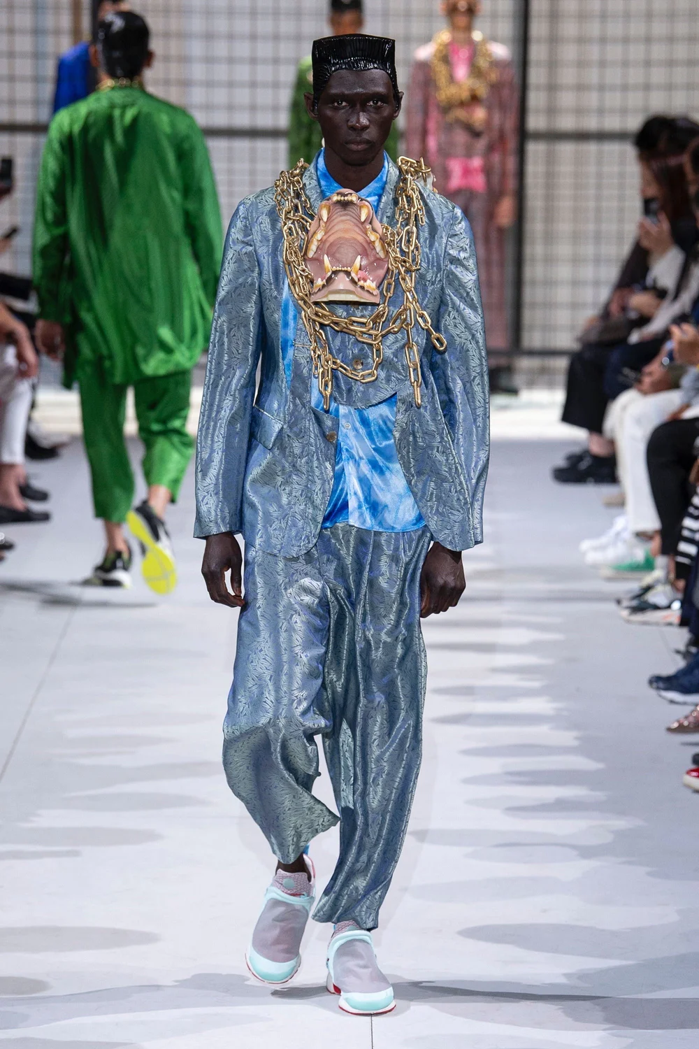 Comme des Garcons Homme Plus S/S 2019 cutout front jacket — JAMES 