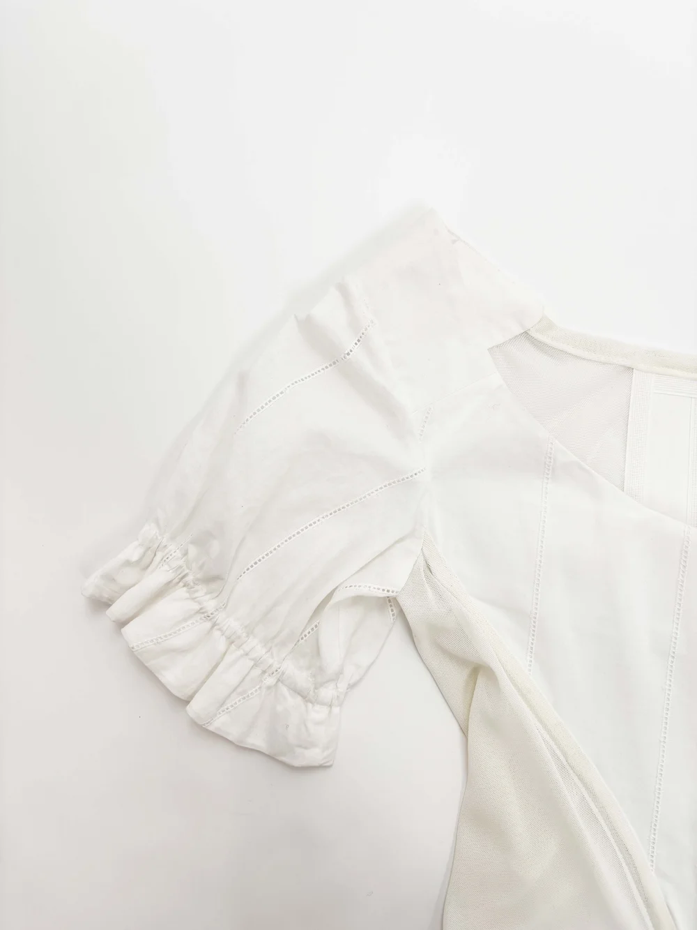 Vivienne Westwood 90s white puff sleeve corset — JAMES VELORIA