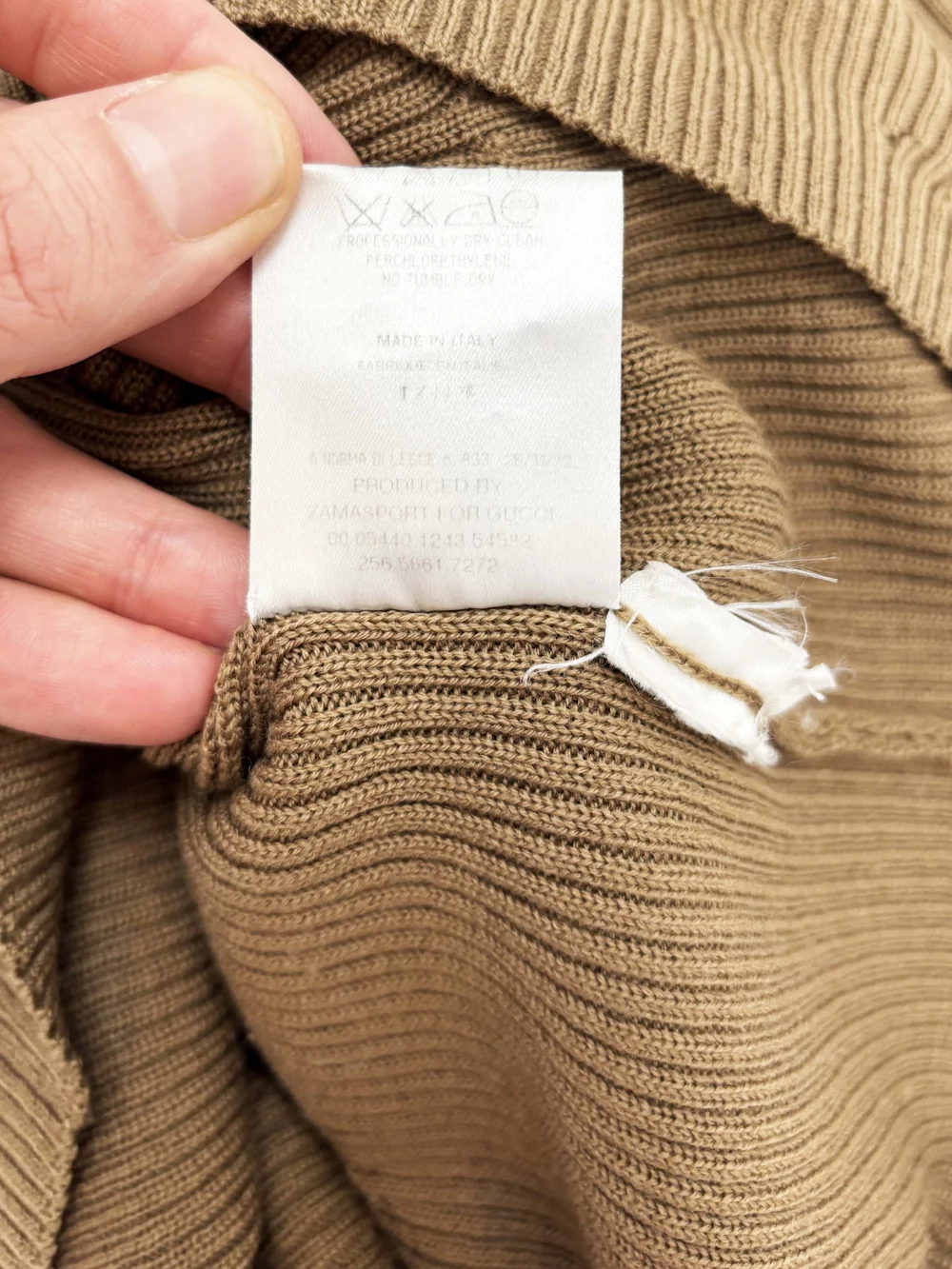 Gucci F/W 2000 elbow pad sweater — JAMES VELORIA