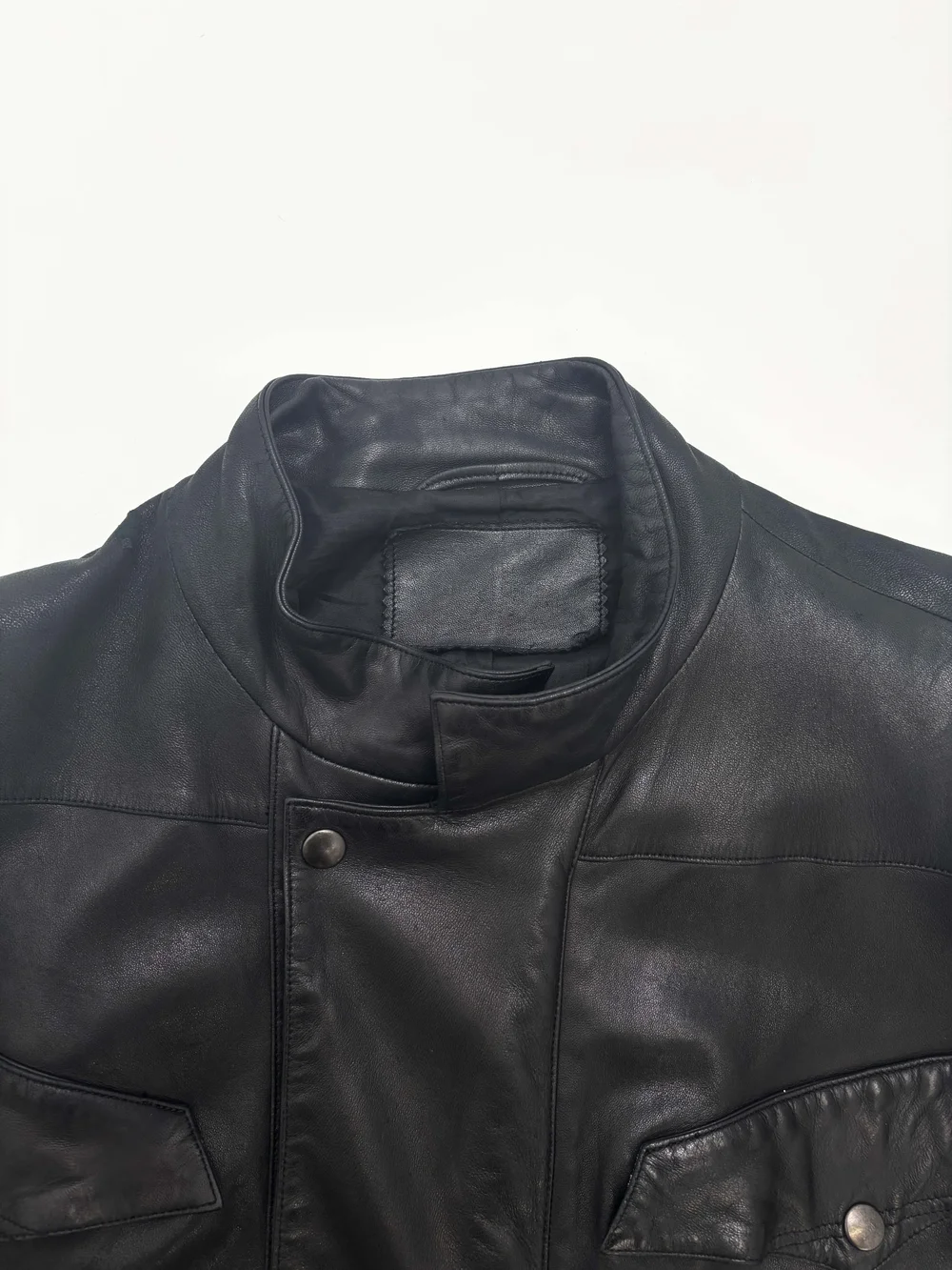 Claude Montana 80s black leather jacket — JAMES VELORIA