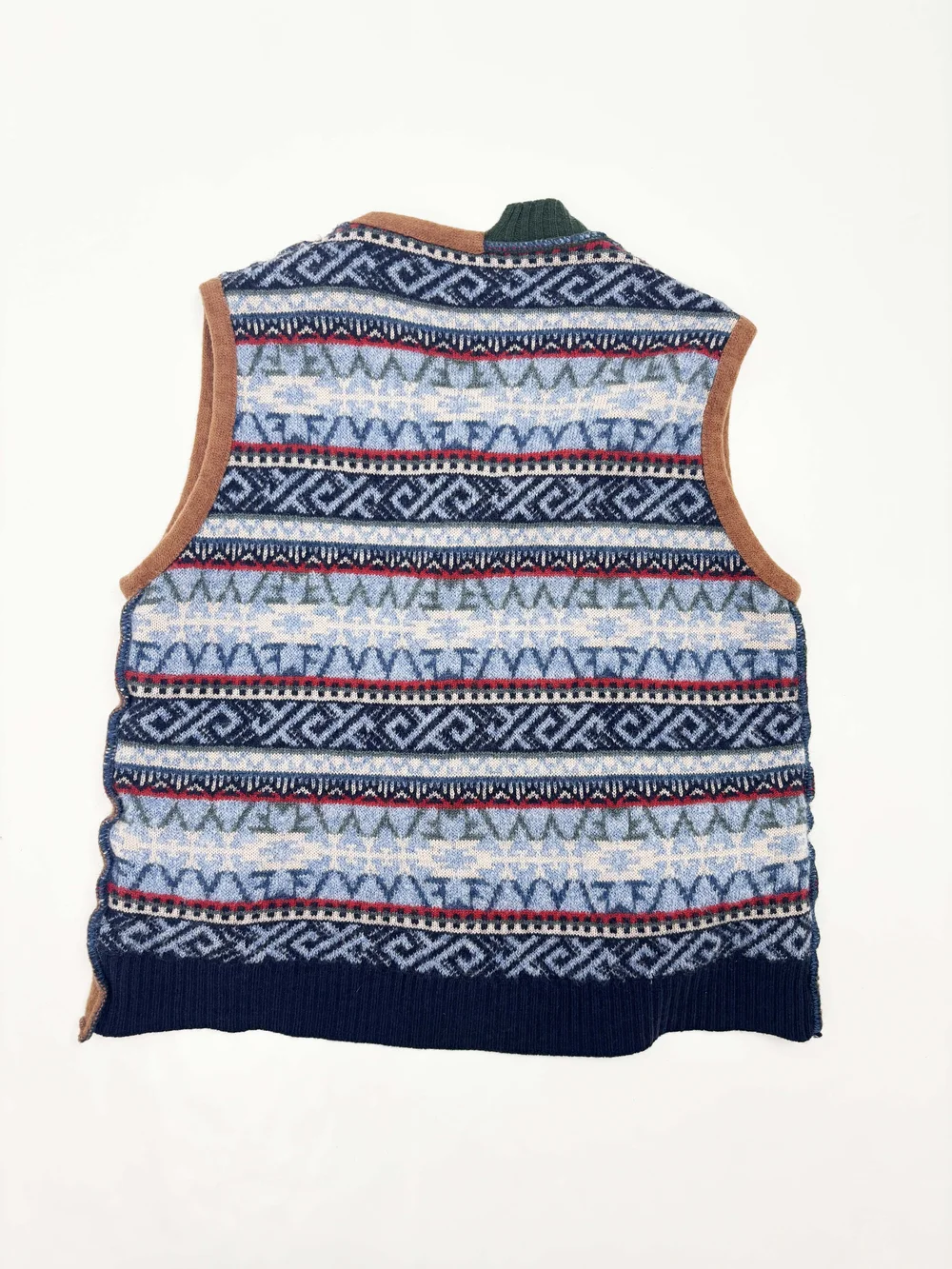 Dolce & Gabbana 90s mixed knit vest — JAMES VELORIA