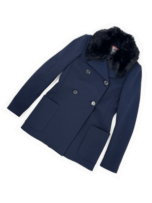 Prada 90s nylon and leather coat — JAMES VELORIA