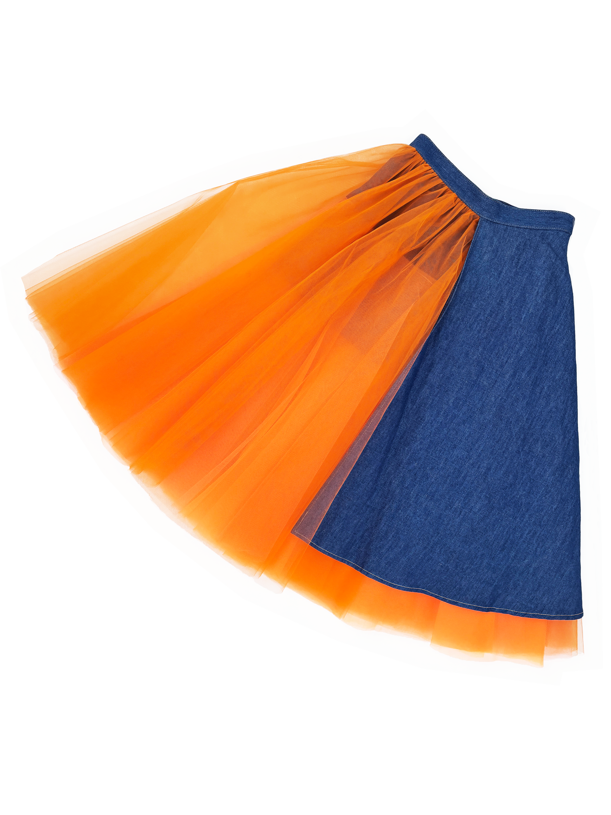 Junya Watanabe S/S 2019 orange tulle skirt