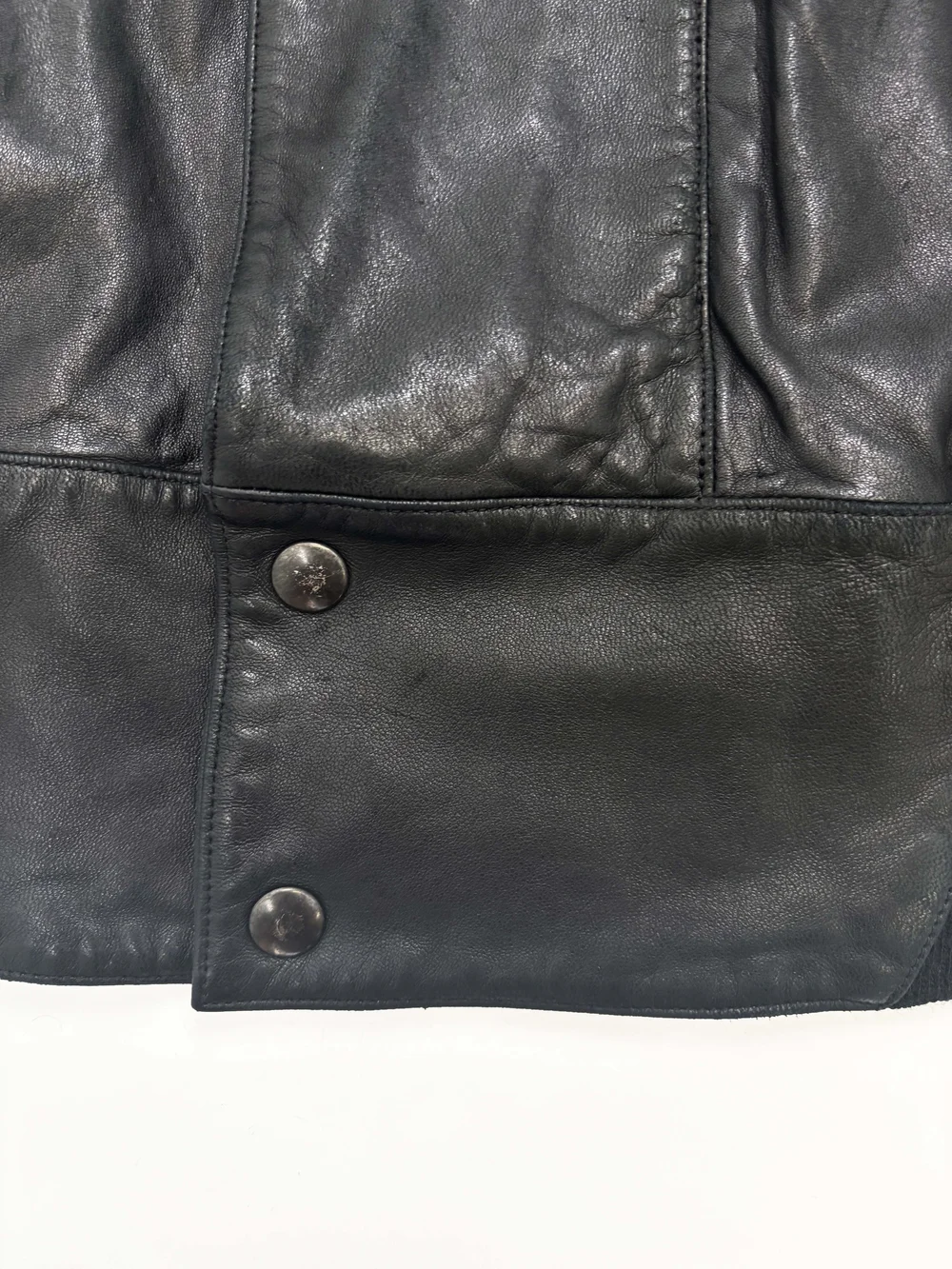 Claude Montana 80s black leather jacket — JAMES VELORIA