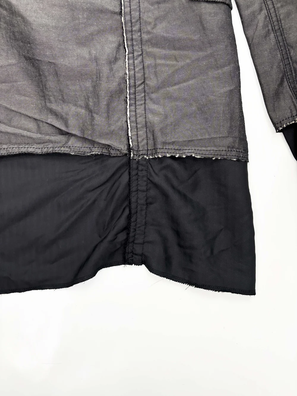Comme des Garcons Homme Plus S/S 2014 exposed lining jacket