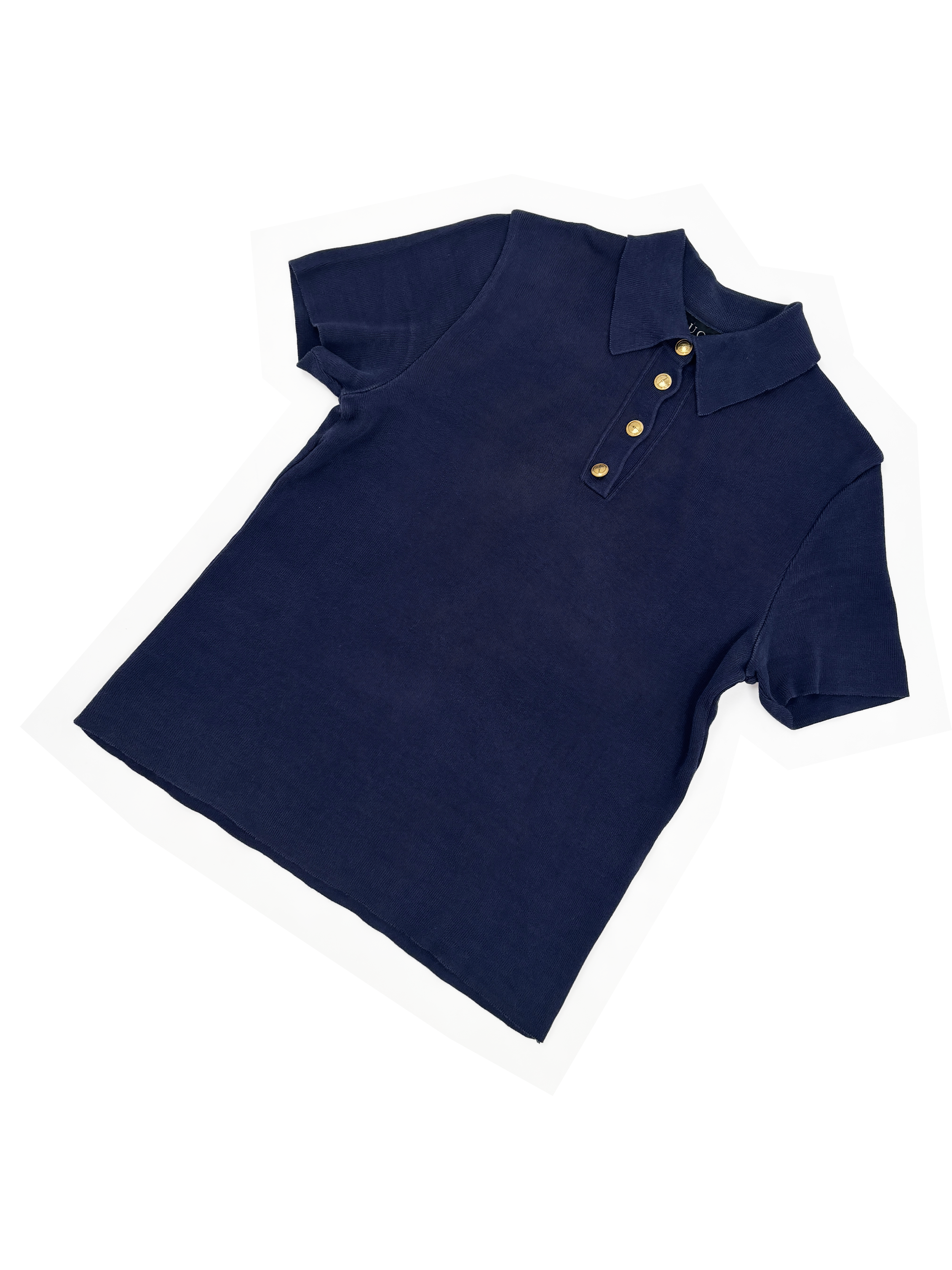 Gucci 1994 navy polo shirt