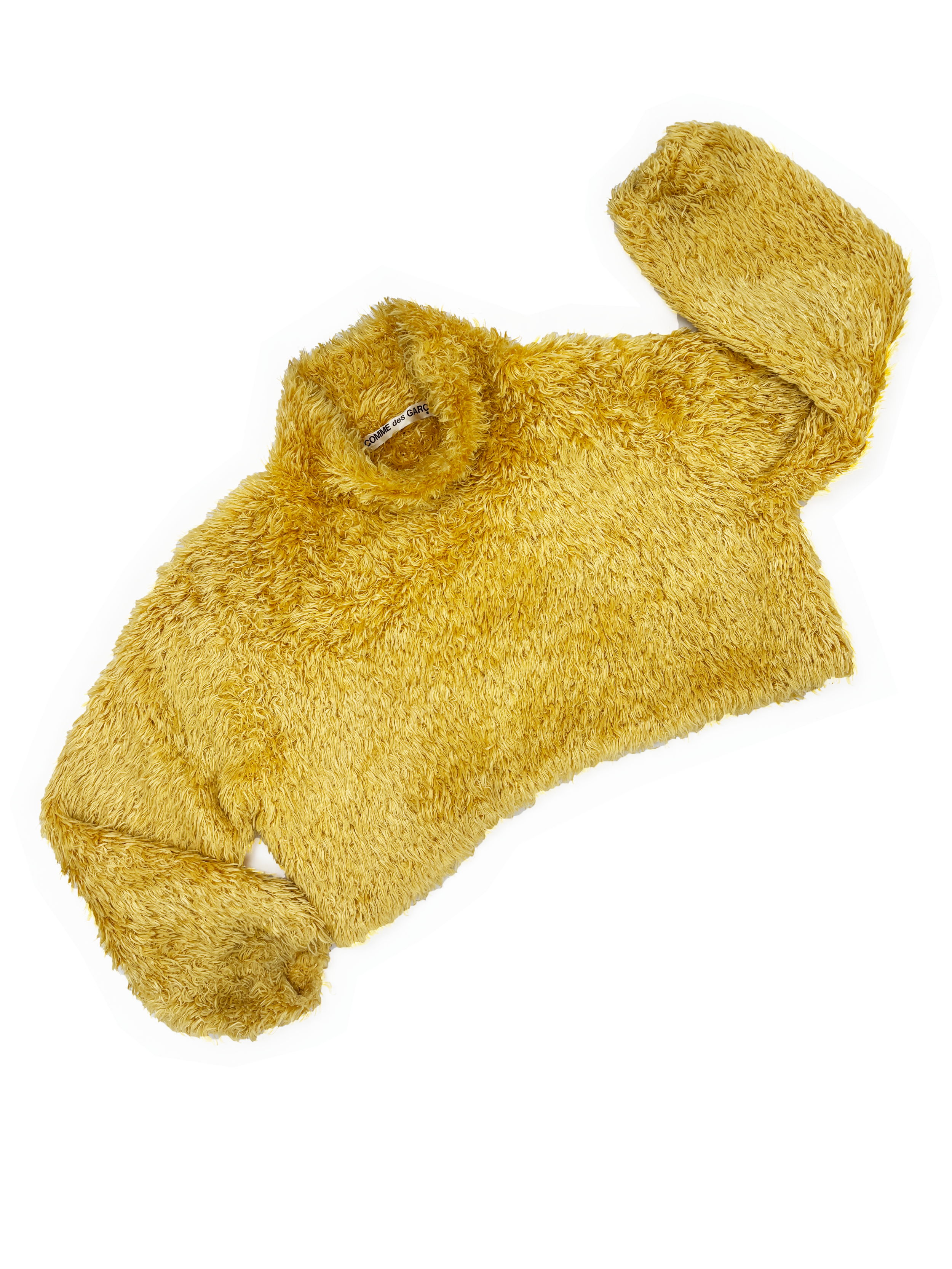 Comme des Garcons 1989 furry cropped sweater