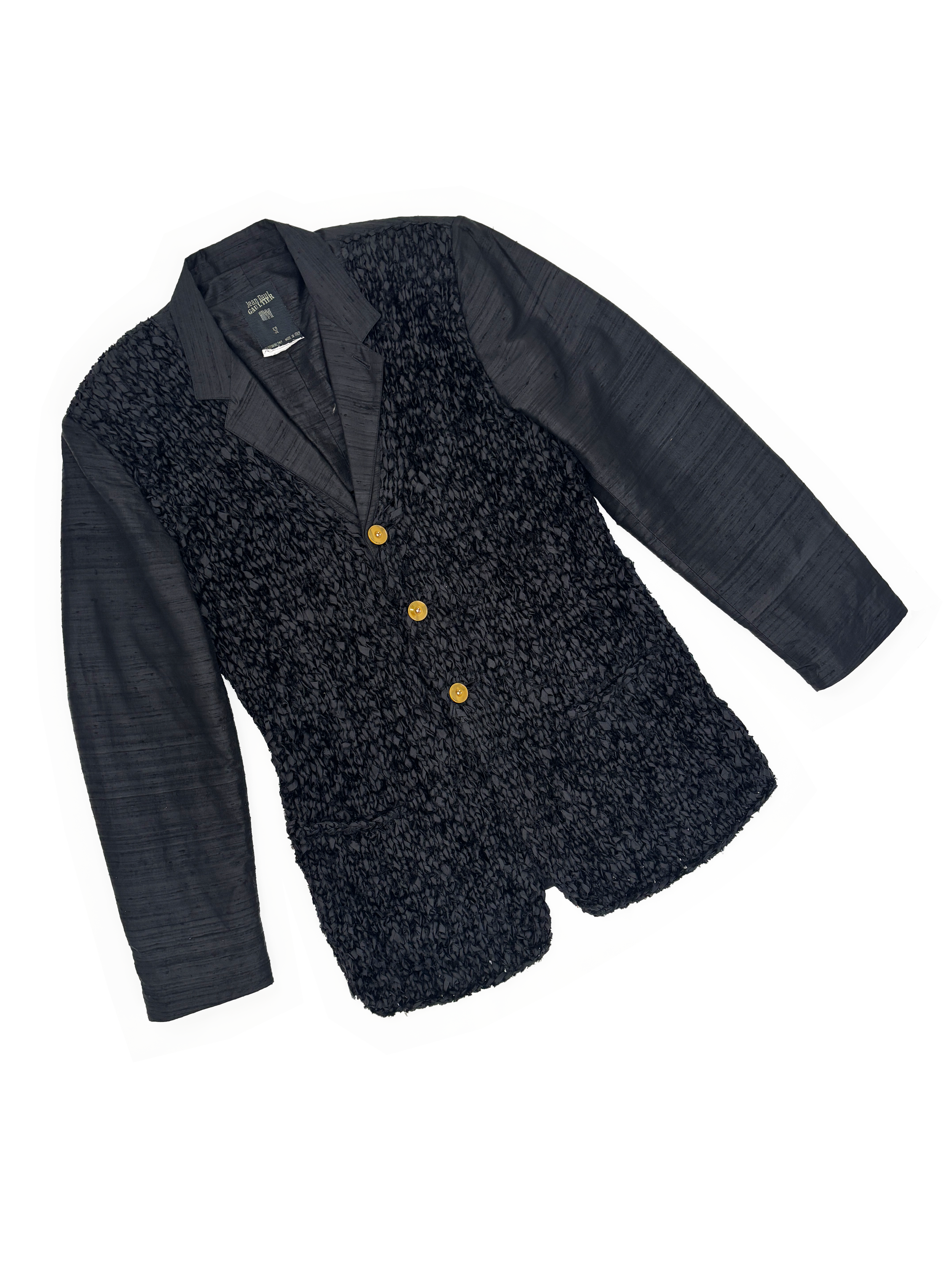 Jean Paul Gaultier Homme S/S 1993 braided jacket