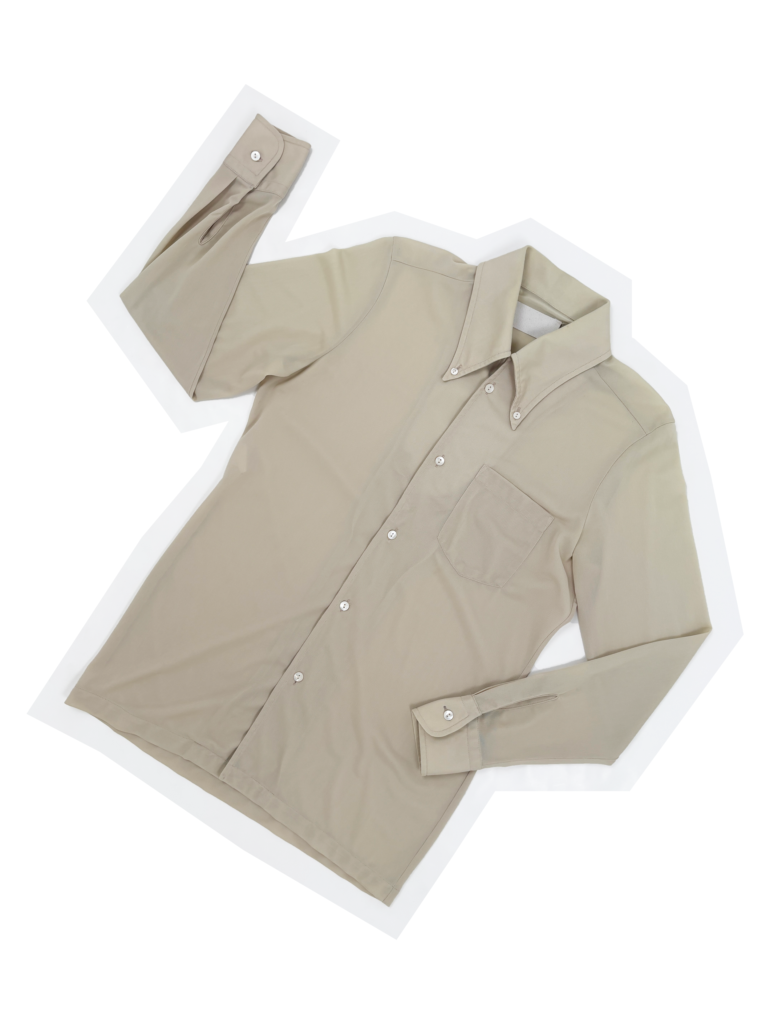 Maison Martin Margiela 90s beige shirt