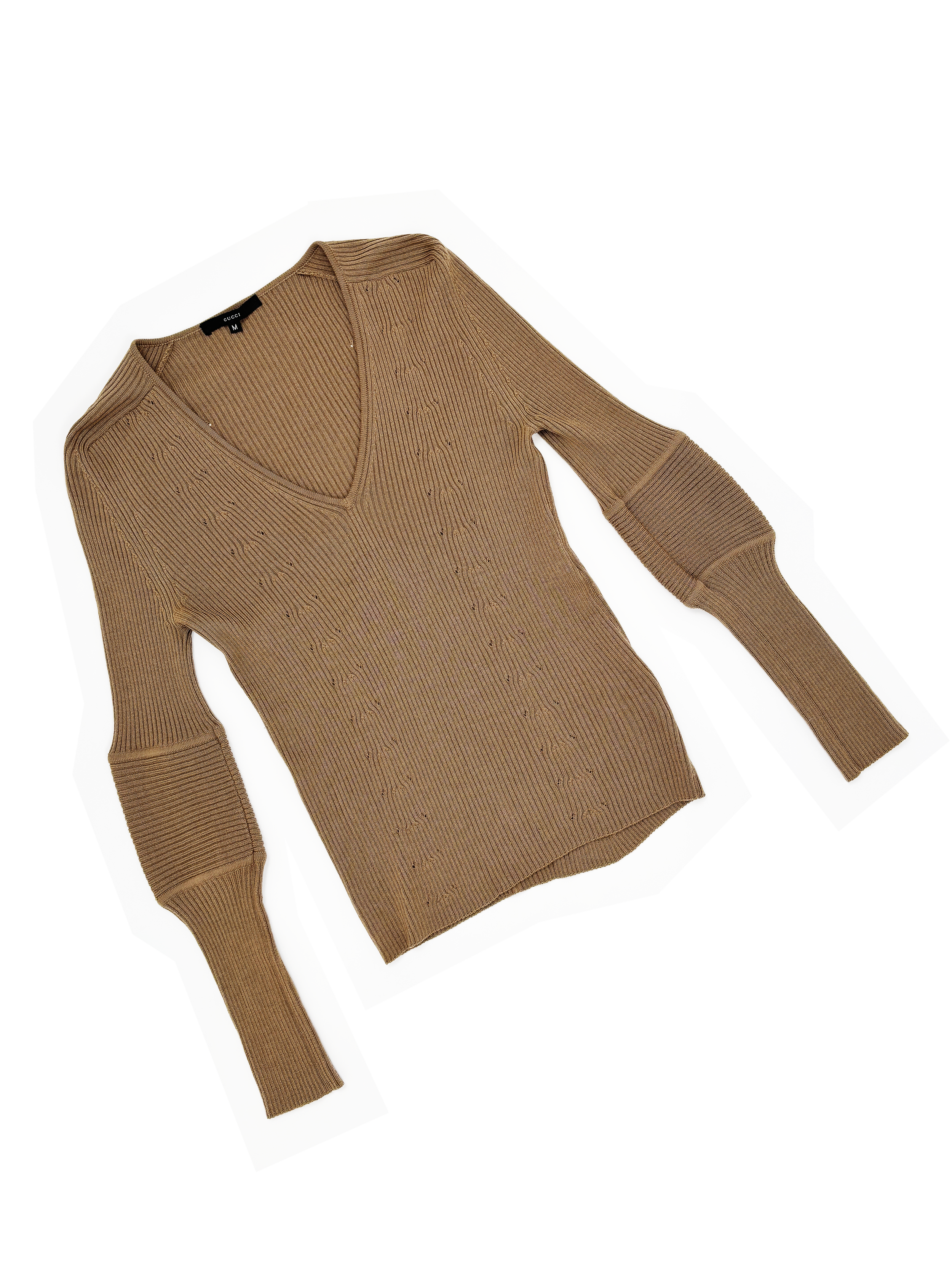 Gucci F/W 2000 elbow pad sweater