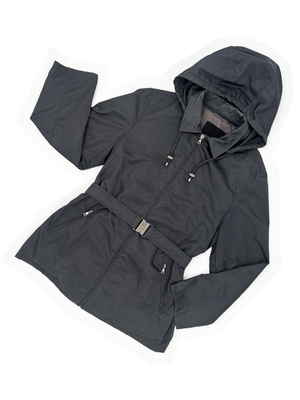 Prada Sport purple nylon hooded jacket — JAMES VELORIA