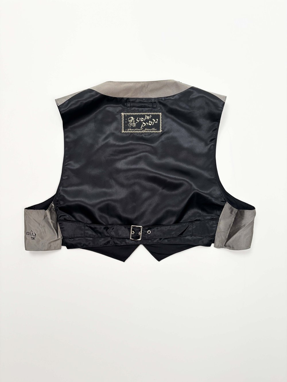 gaultier 羊革　ベスト Jean Paul Gaultier F/W 1993 cropped vest — JAMES VELORIA