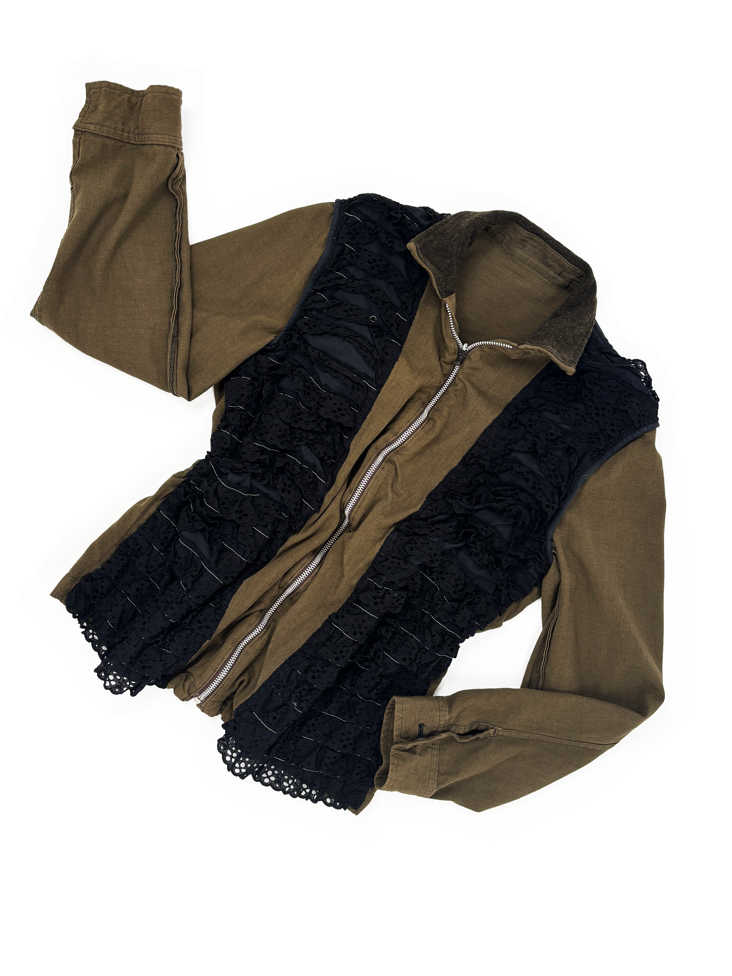 Comme des Garcons F/W 1999 ruffle lined jacket