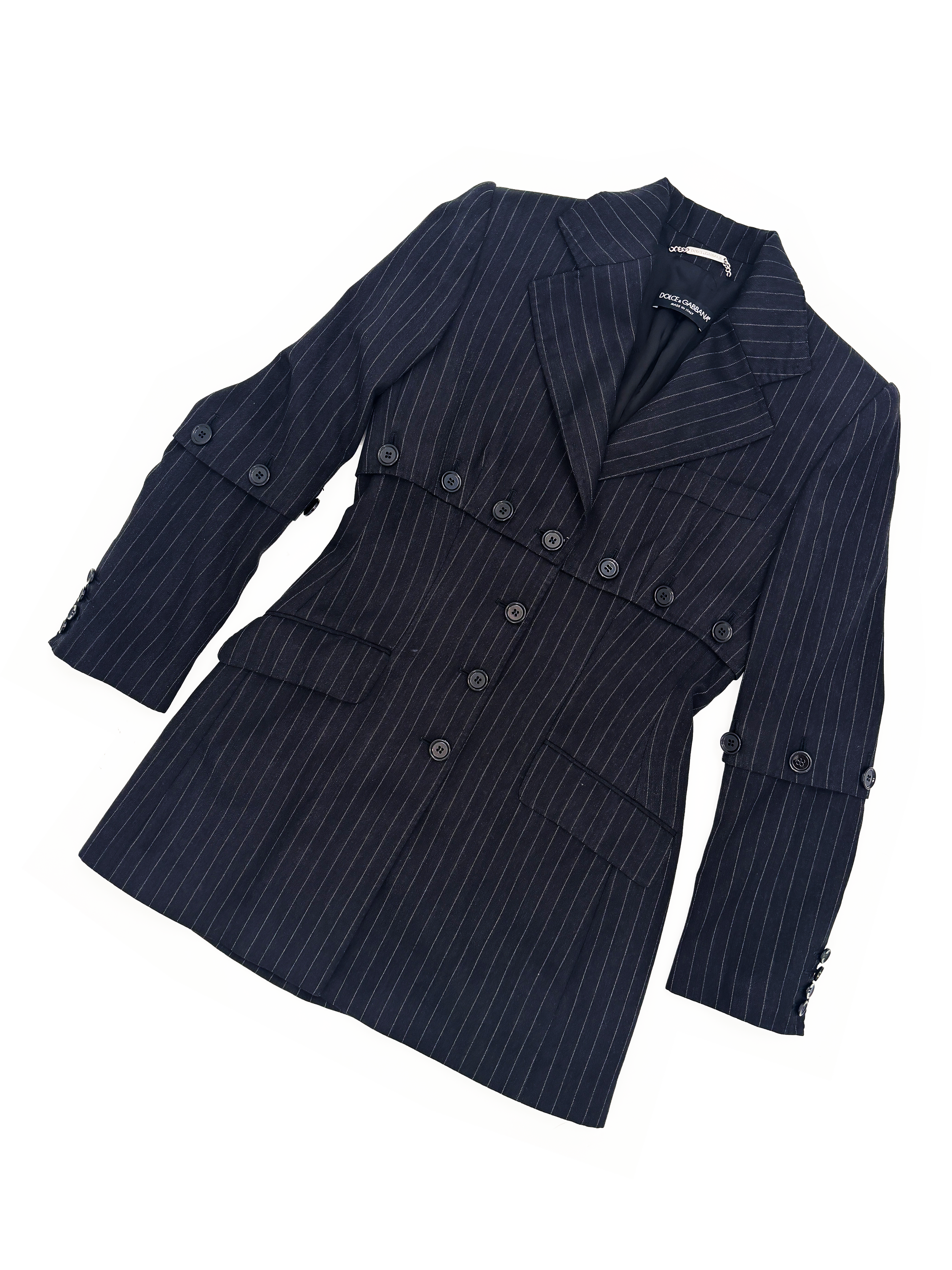 Dolce & Gabbana F/W 2003 segmented button jacket