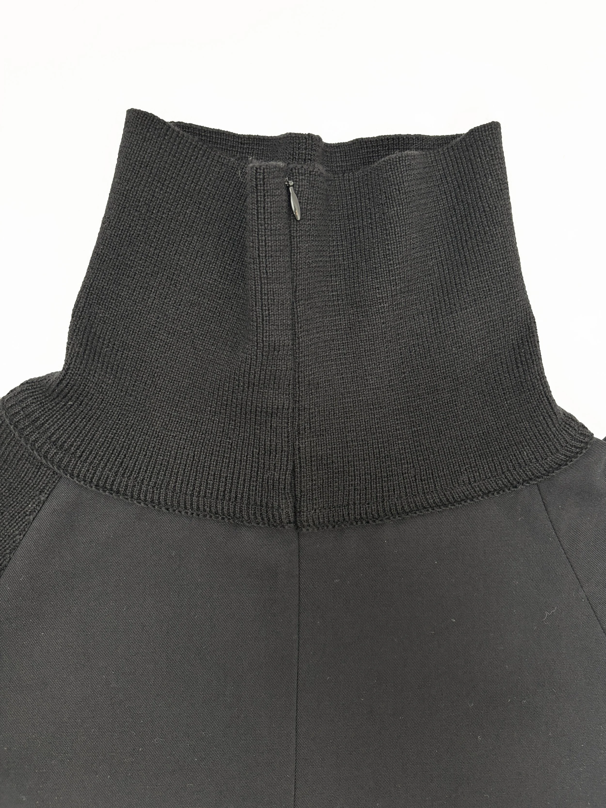 yohji yamamoto fall winter 2001 balloon sleeve asymmetrical dress vintage