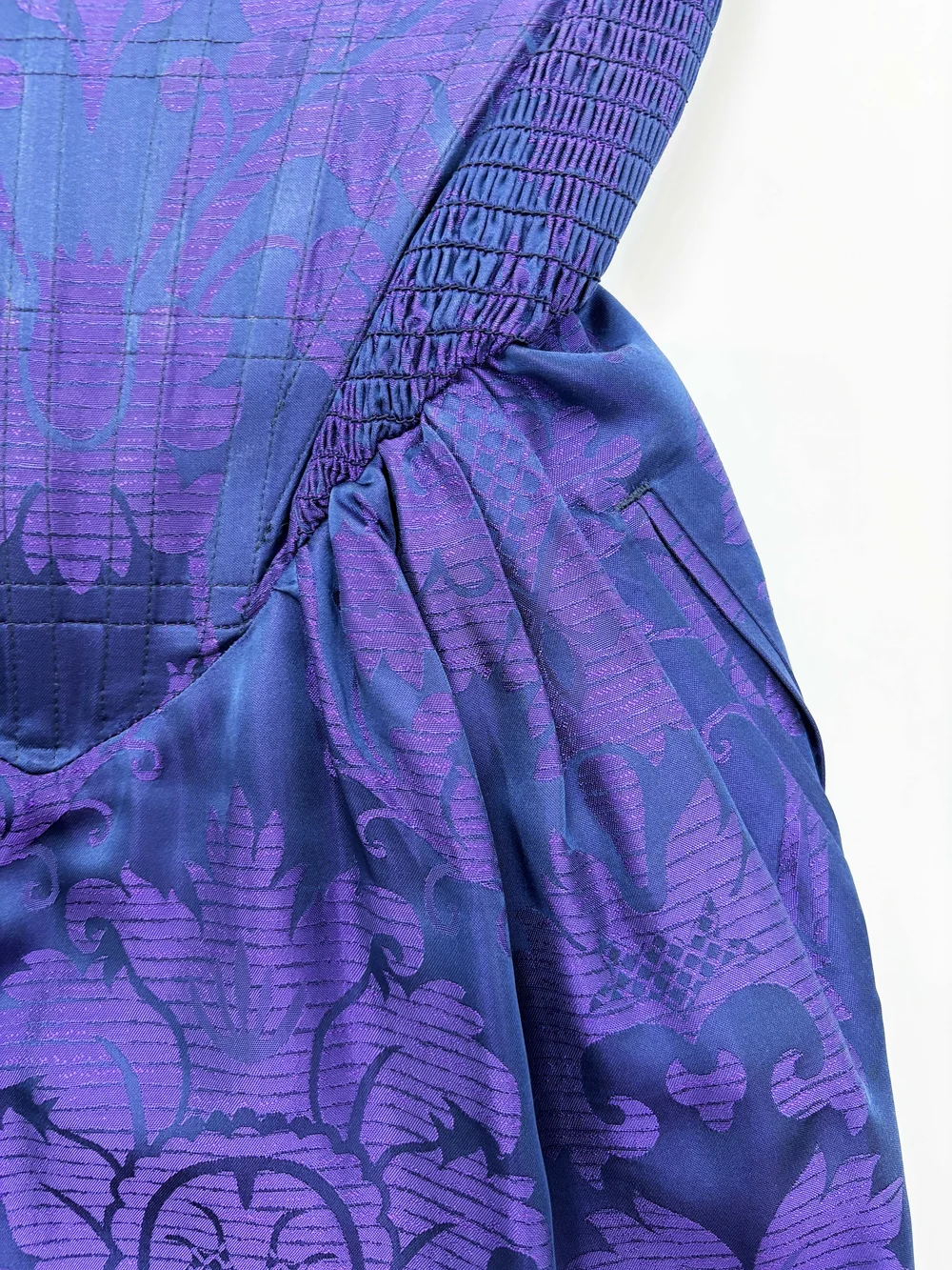 Vivienne Westwood F/W 2009 purple corset dress  JAMES VELORIA