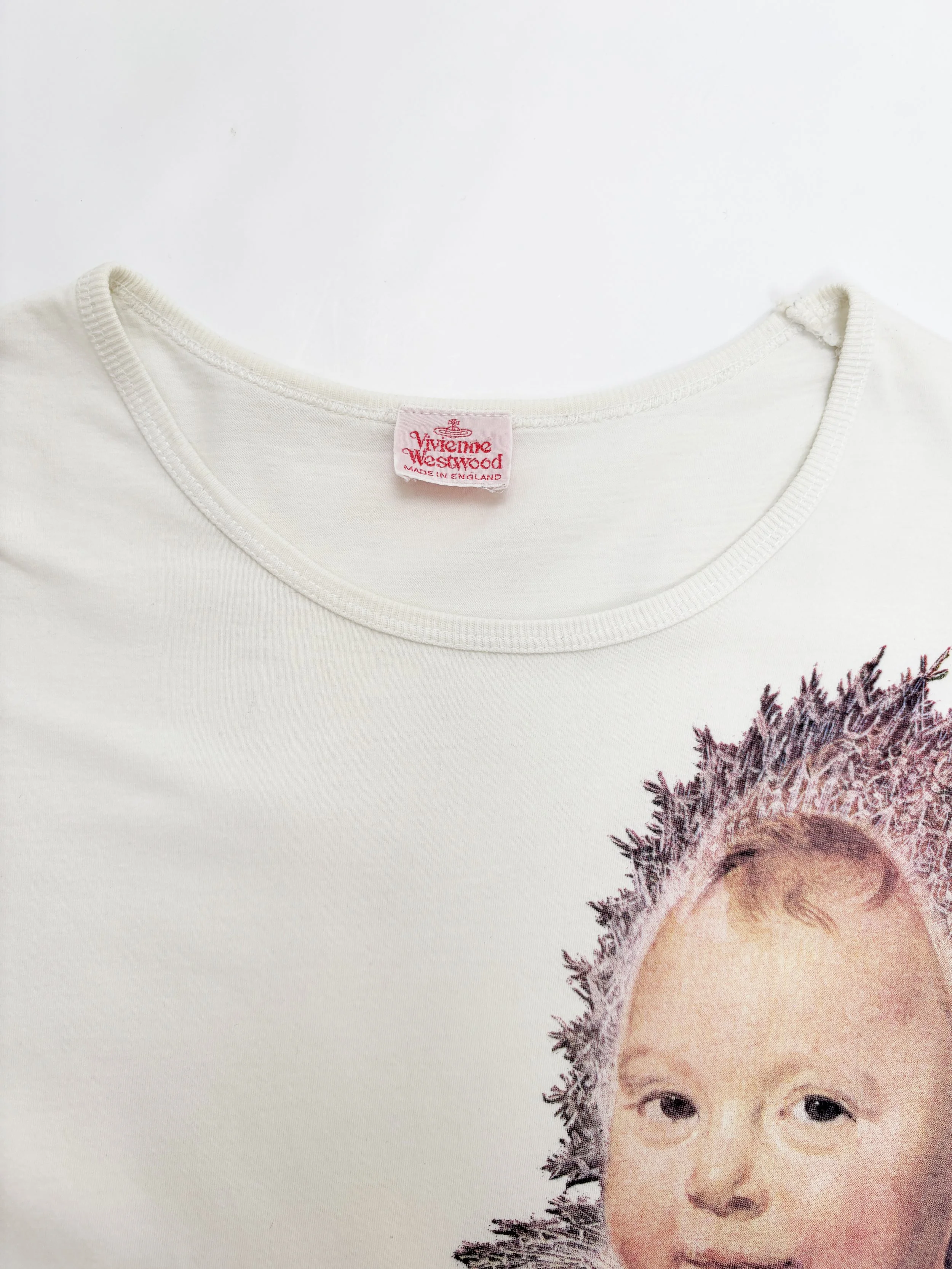 vivienne westwood fall winter 1992 baby head print shirt