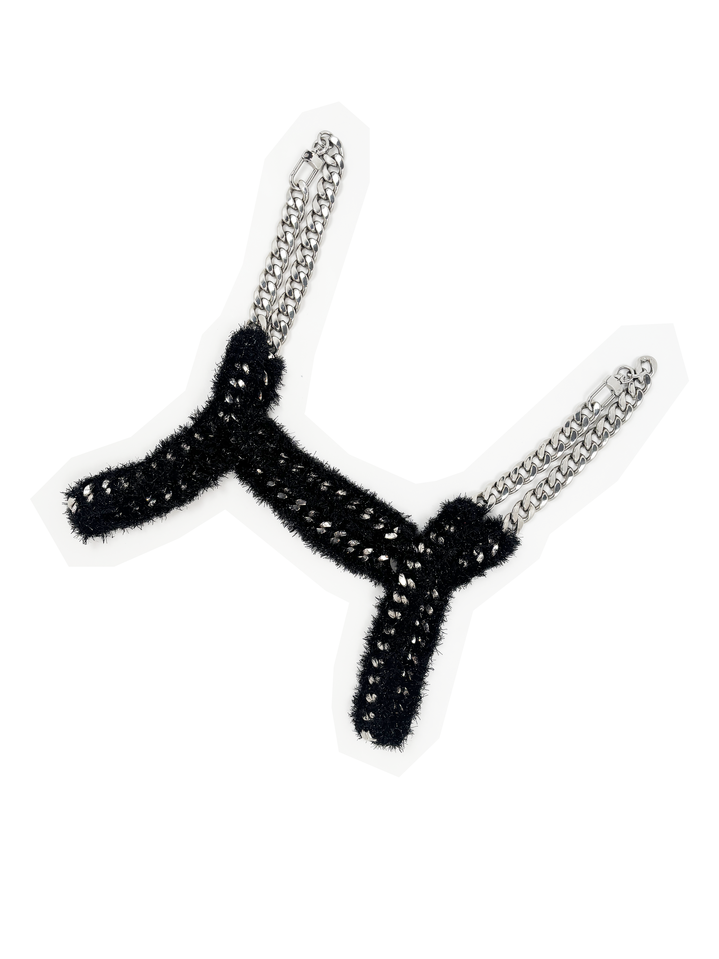 Noir Kei Ninomiya tinsel chain harness