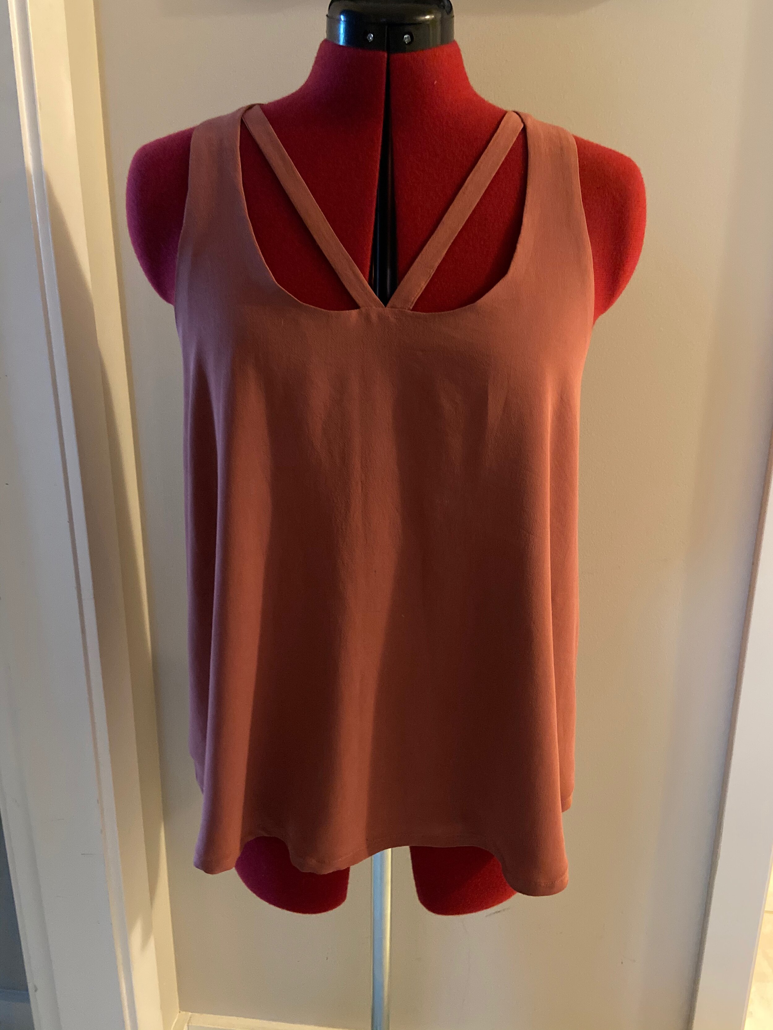 Viscose Crepe Victory Tank Top — Becca Made That