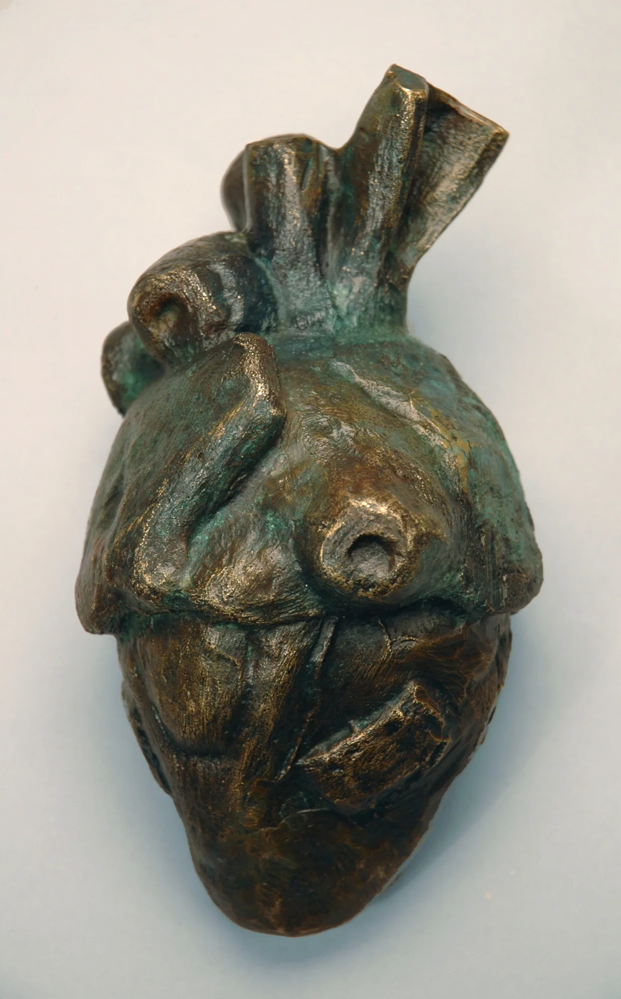 7. Assignment: Bronze Casting Media: Cast bronze, patina Dimensions: 9"h x 4.5"w x 4"d