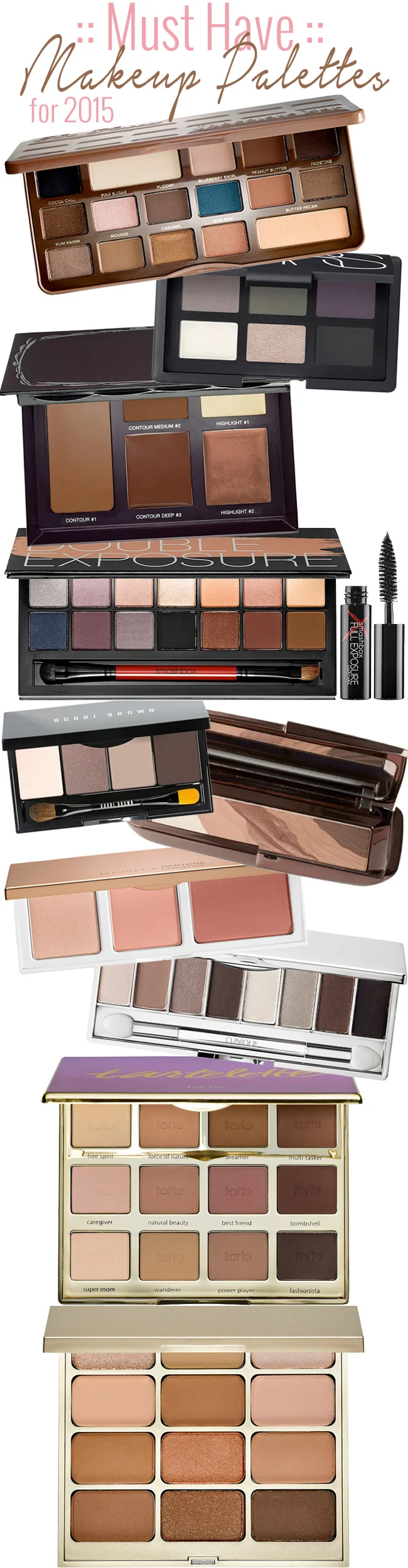 Top 10 Must Have Makeup Palettes for 2015