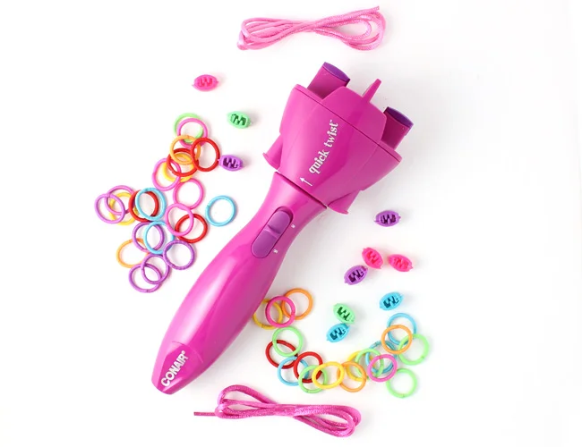 Creating Easy Hairstyles with Conair Quick Twist.