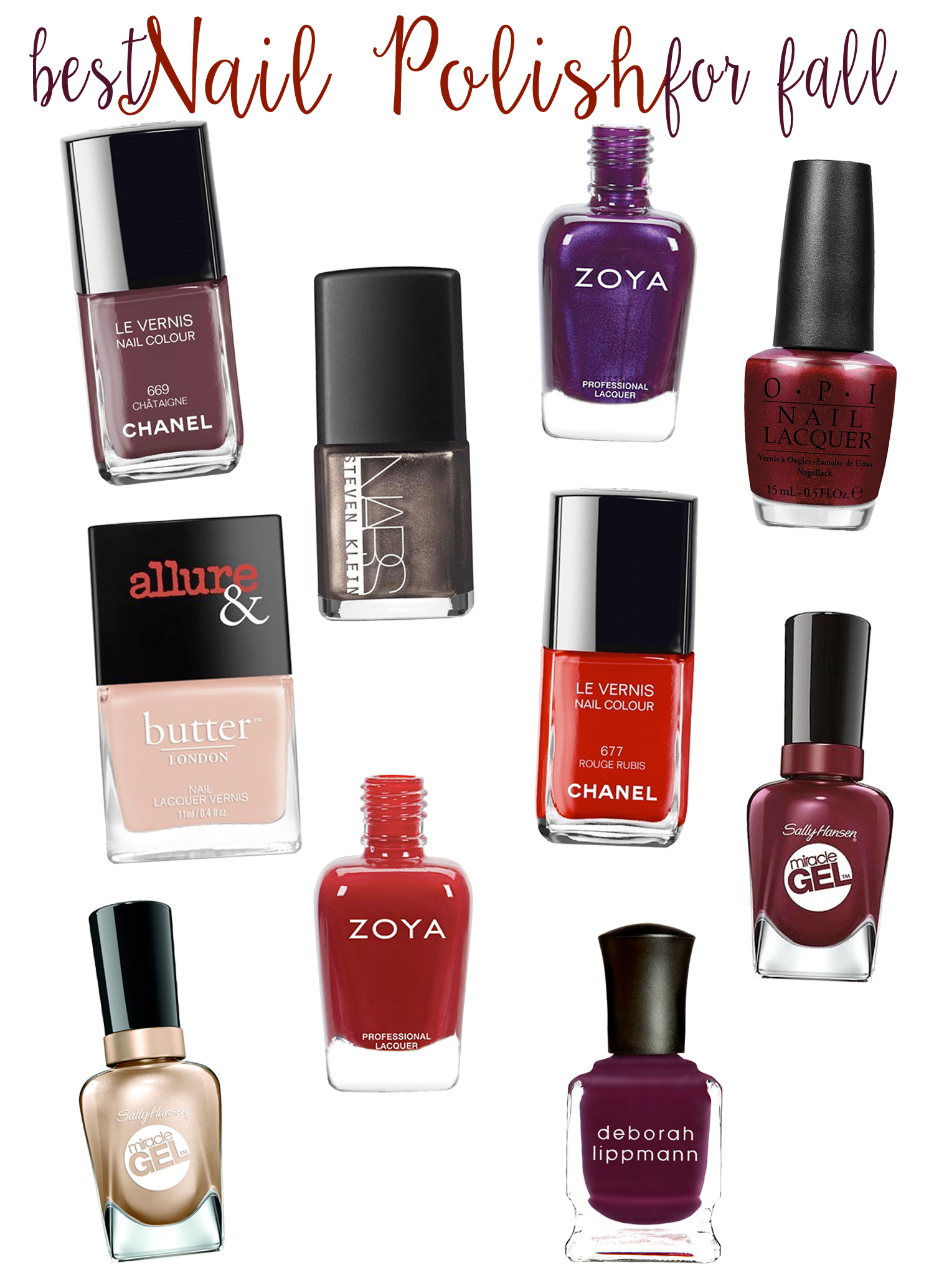 Top 10 Nail Polishes for Fall. — Beautiful Makeup Search