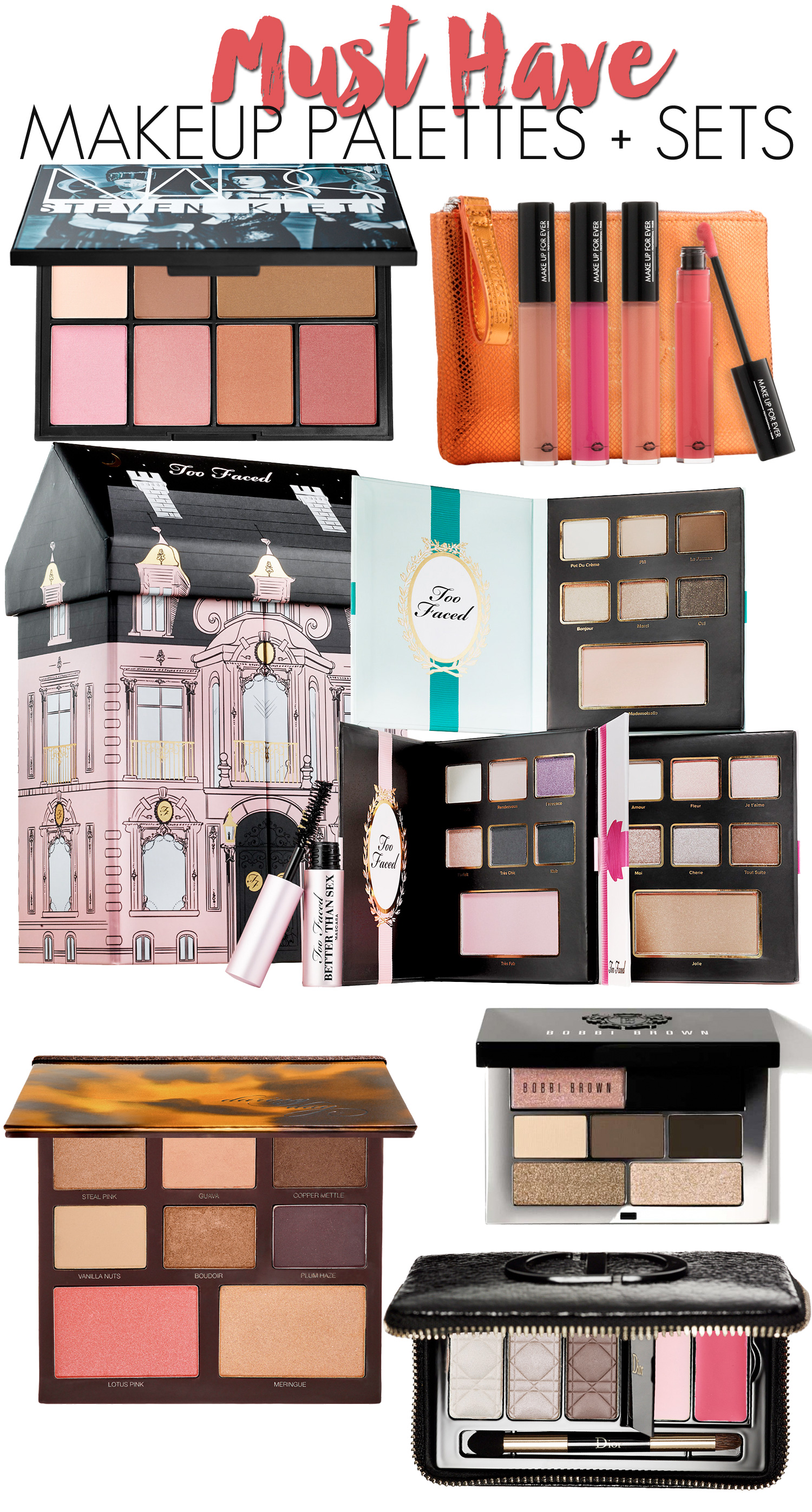 Must Have Makeup Palettes + Sets for Fall + Winter